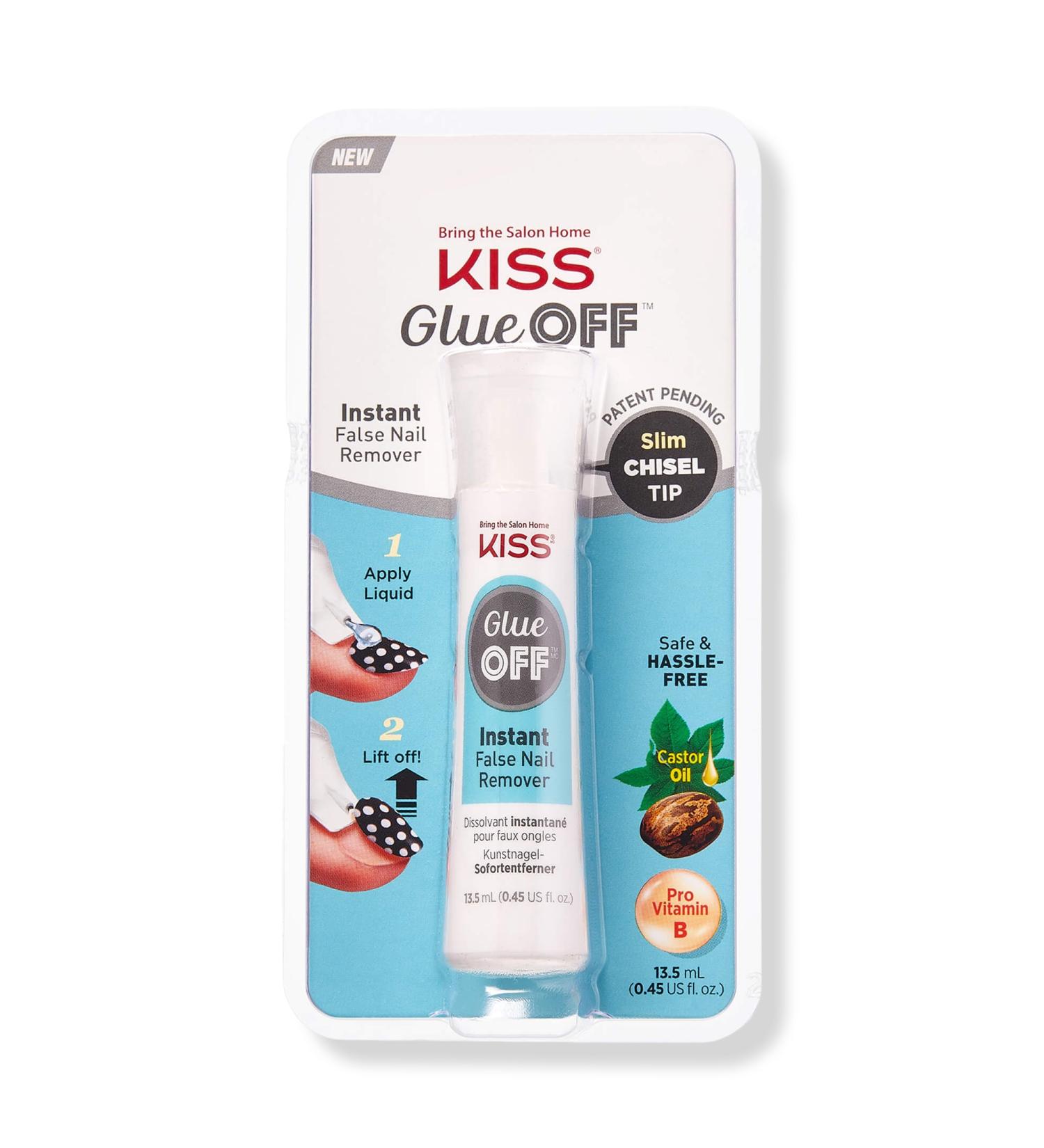 Discover Kiss Glue OFF Instant False Nail Remover 0.45 oz - Elevate Your Style Instantly! - Buy Online on GoSupps.com