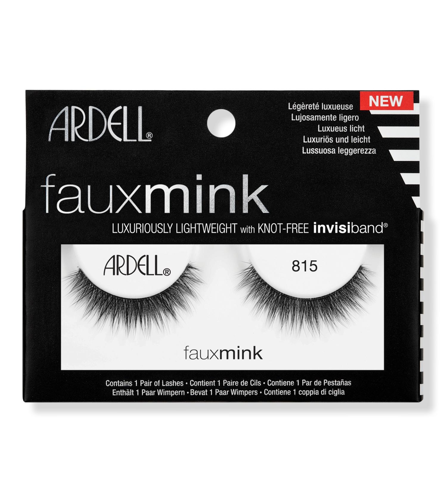 Ardell Faux Mink #815 False Eyelash, Lightweight with Invisiband - Discover Premium Quality Shop now! - Buy Online on GoSupps.com