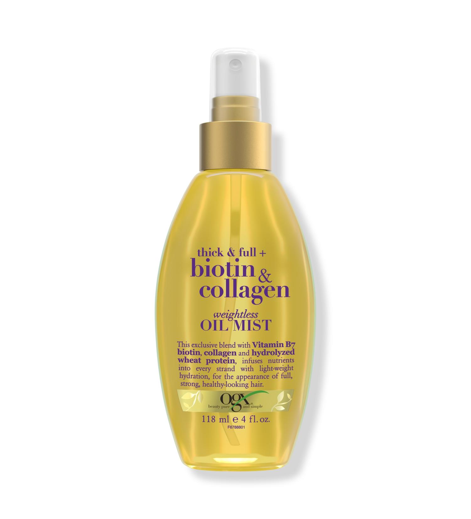 OGX Thick & Full Biotin & Collagen Weightless Oil Mist 4.0 oz - Discover Premium Quality Shop now! - Buy Online on GoSupps.com