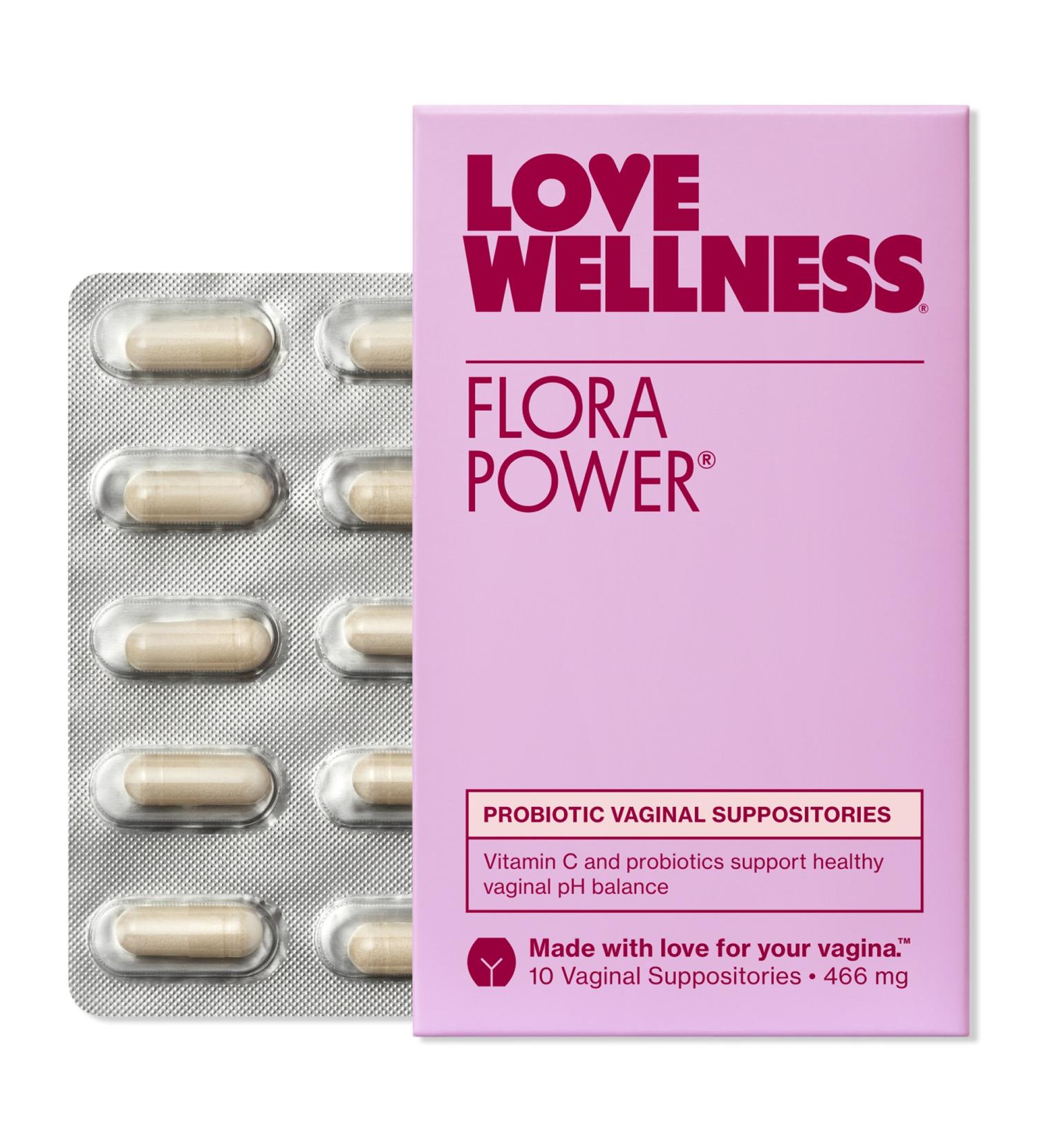 Discover Love Wellness Flora Power: Probiotic Vaginal Suppositories 10 ct - Elevate Your Style Instantly! - Buy Online on GoSupps.com
