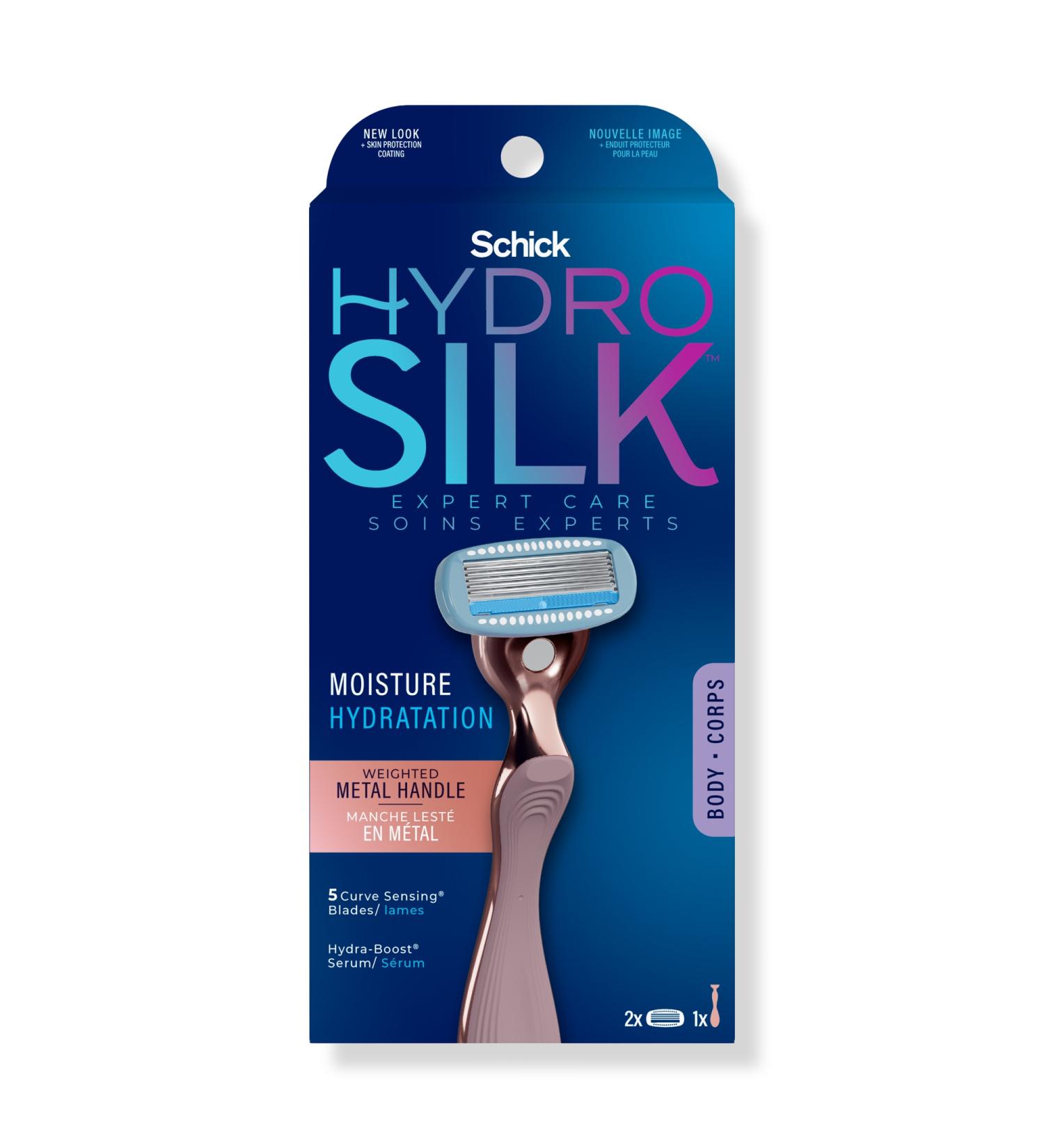 Schick Hydro Silk Rose Gold Metal Handle Razor - Transform Your Style with the Best Innovation Today! - Buy Online on GoSupps.com