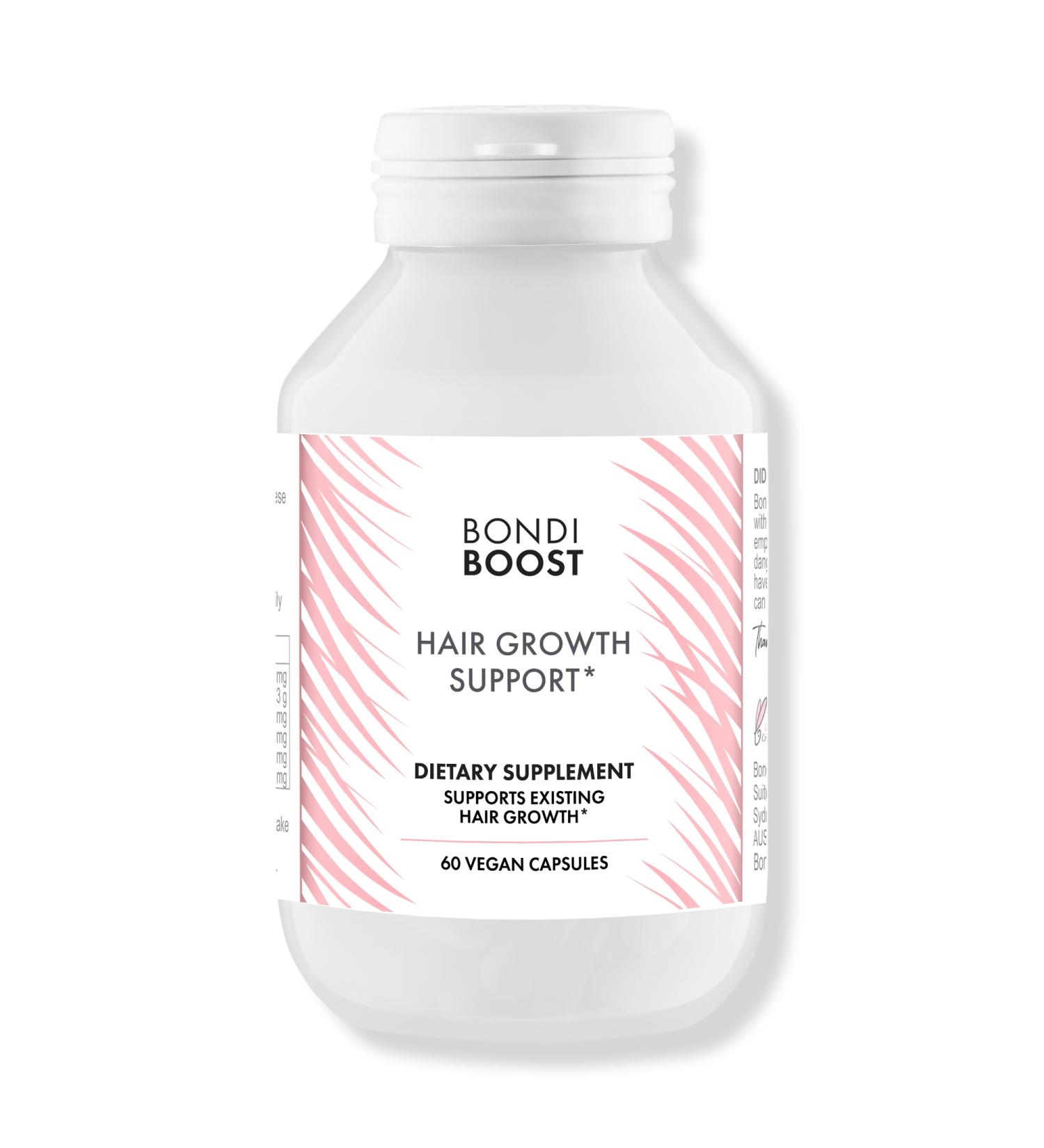 Bondi Boost HG Support Vitamins for Youthful Healthy Hair Growth 60 ct