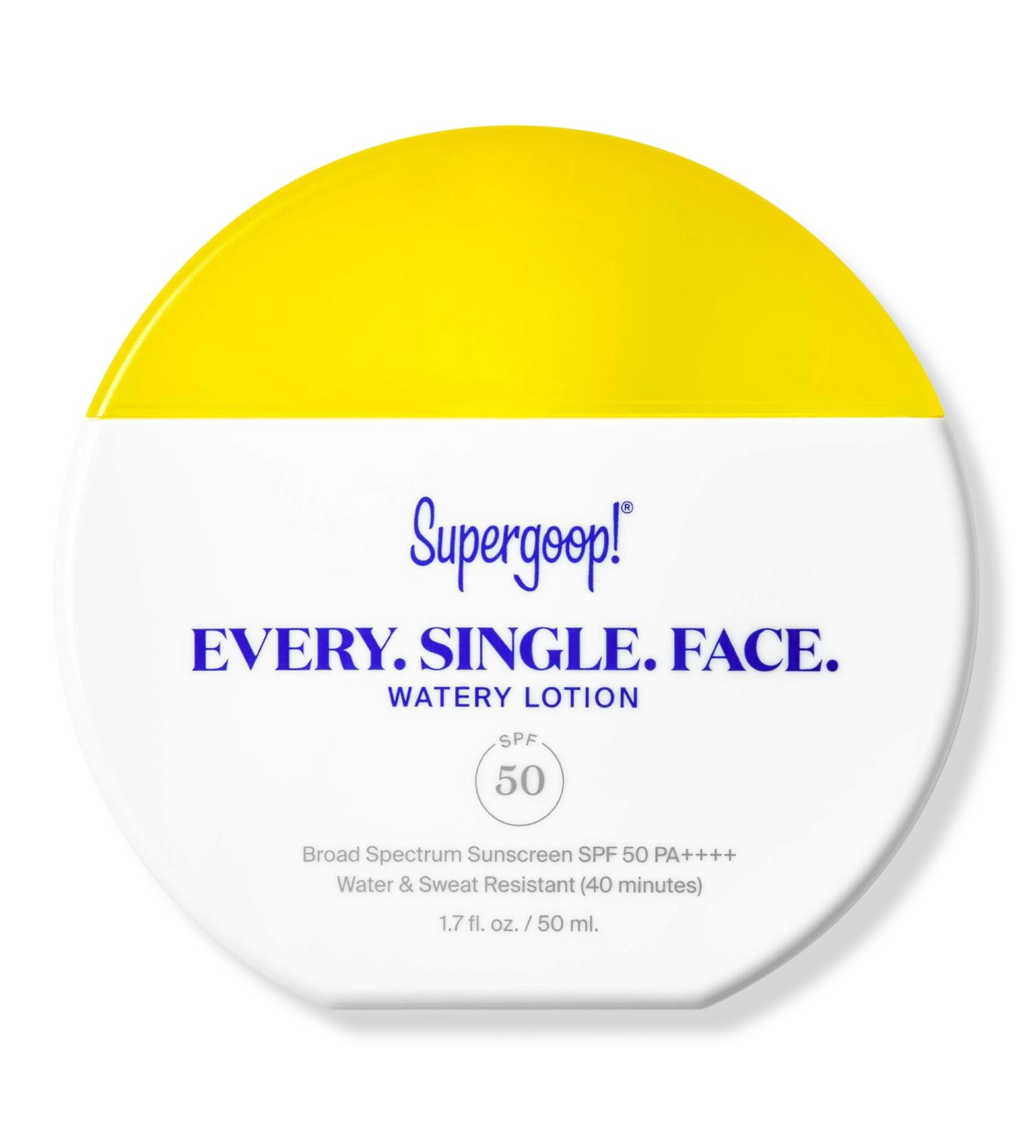 Supergoop! Every. Single. Face. Watery Lotion SPF 50 1.7 oz - Discover Premium Quality Shop now! - Buy Online on GoSupps.com