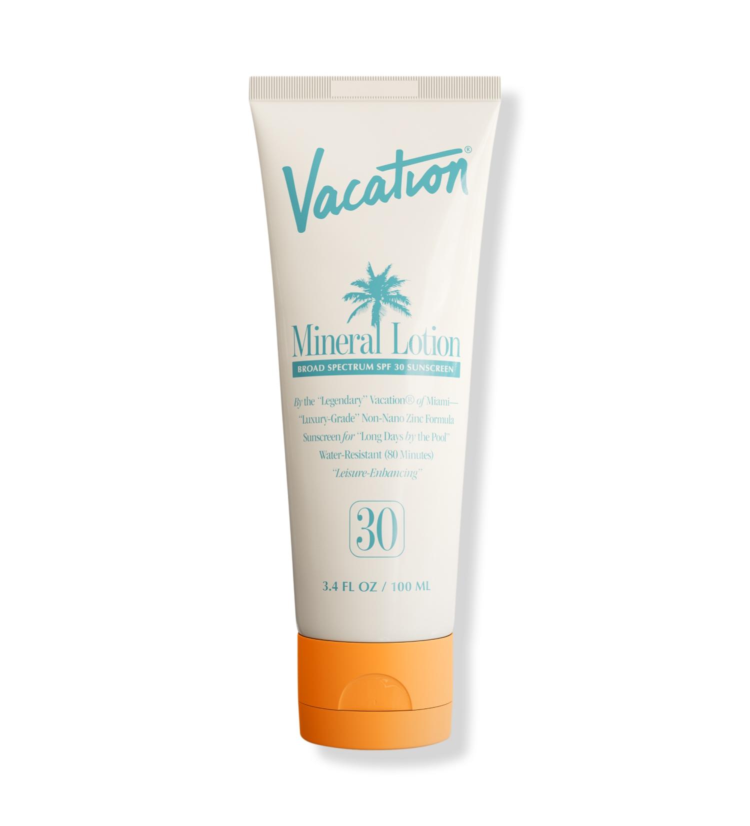 Discover Vacation Mineral Lotion SPF 30 Sunscreen 3.4 oz - Elevate Your Style Instantly! - Buy Online on GoSupps.com