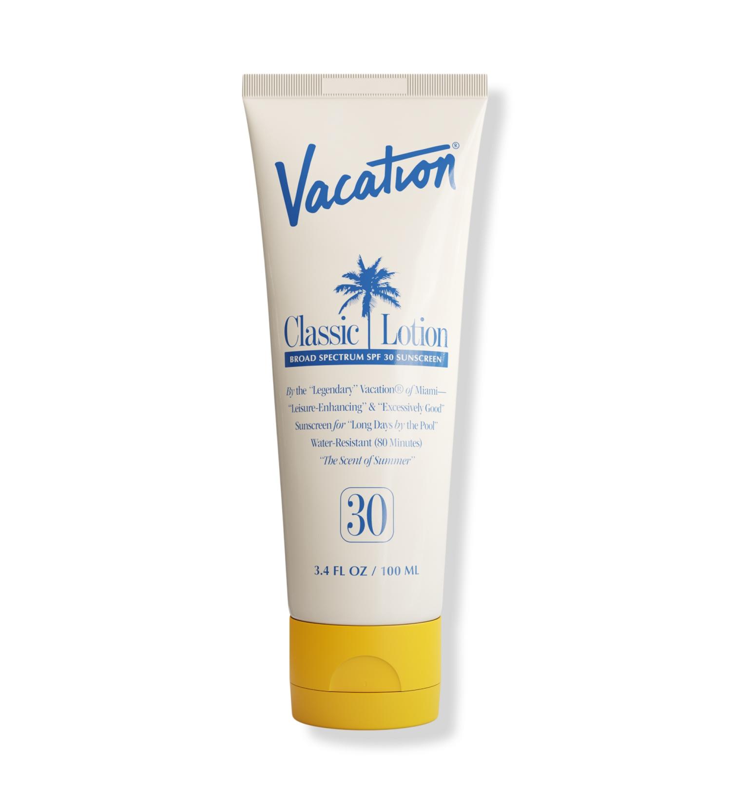 Discover Vacation Classic Lotion SPF 30 Sunscreen 3.4 oz - Elevate Your Style Instantly! - Buy Online on GoSupps.com