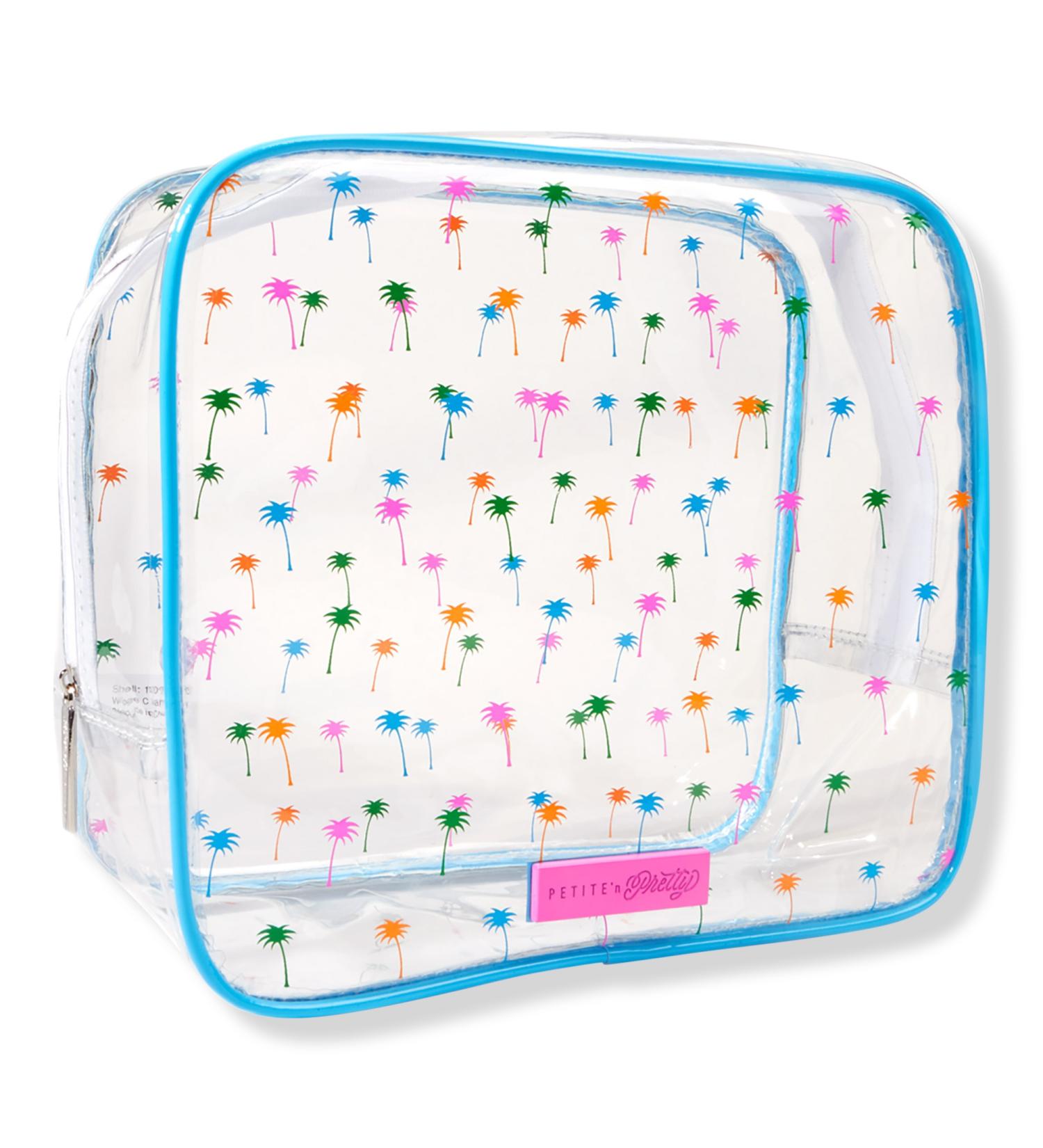 Petite n Pretty Rainbow Palms Beauty Makeup Bag