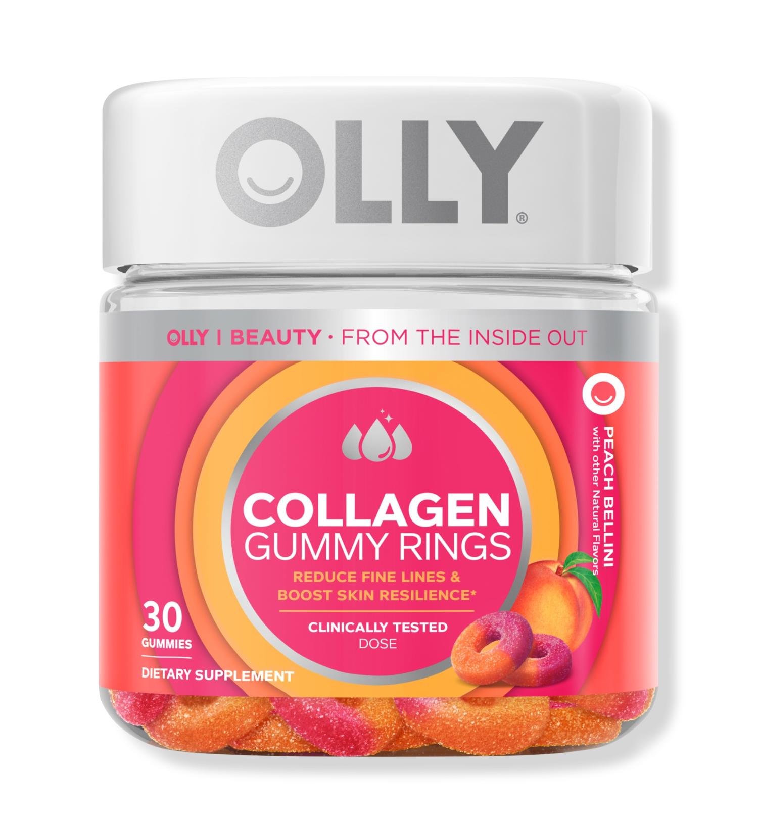 OLLY Collagen Rings Gummy Supplement 30 ct - Transform Your Style with the Best Innovation Today! - Buy Online on GoSupps.com