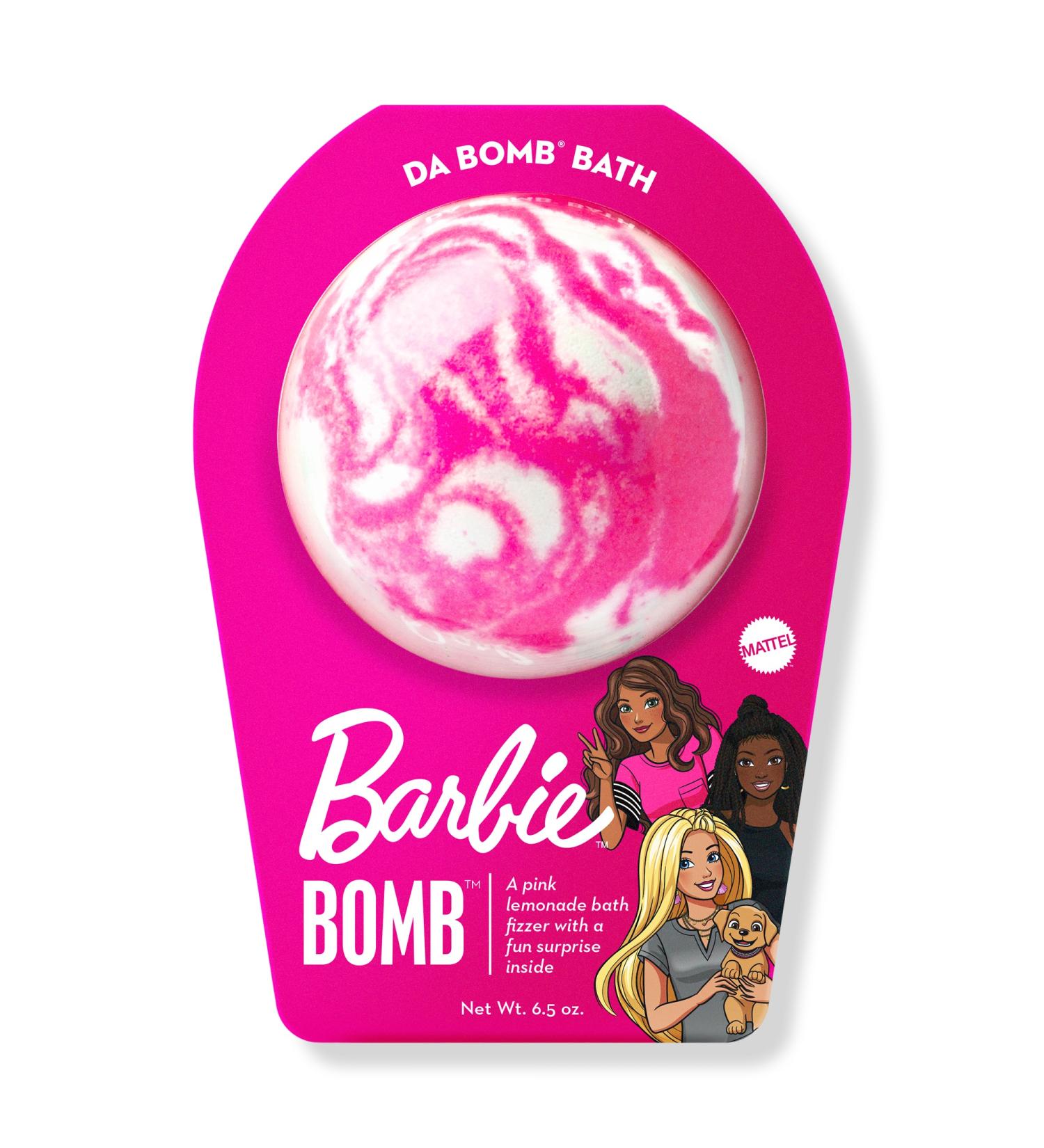Da Bomb Barbie Pink Swirl Bath Bomb 7.0 oz - Transform Your Style with the Best Innovation Today! - Buy Online on GoSupps.com