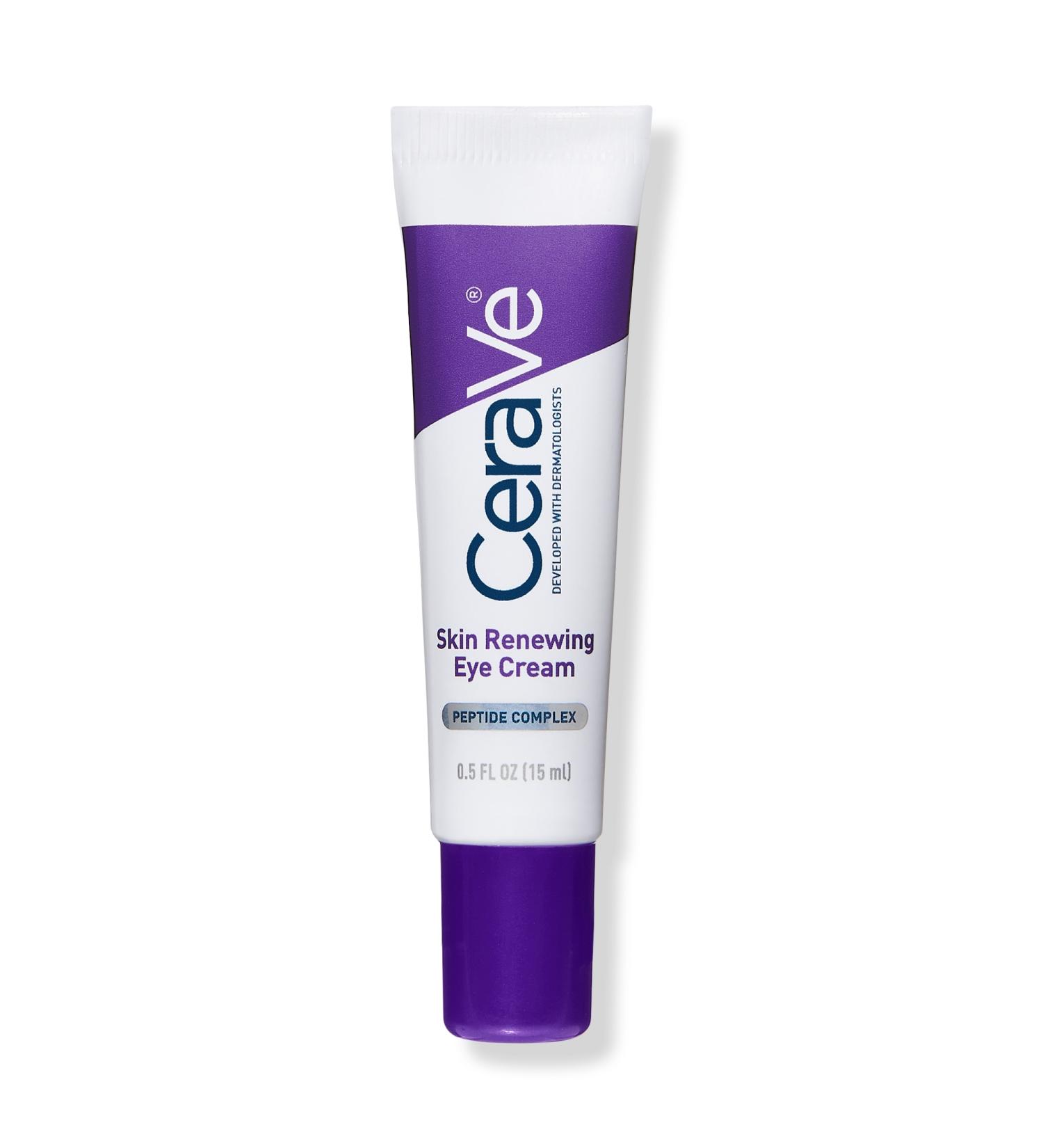 Discover CeraVe Skin Renewing Eye Cream, Anti-Aging Eye Treatment for All Skin Types 0.5 oz - Elevate Your Style Instantly! - Buy Online on GoSupps.com
