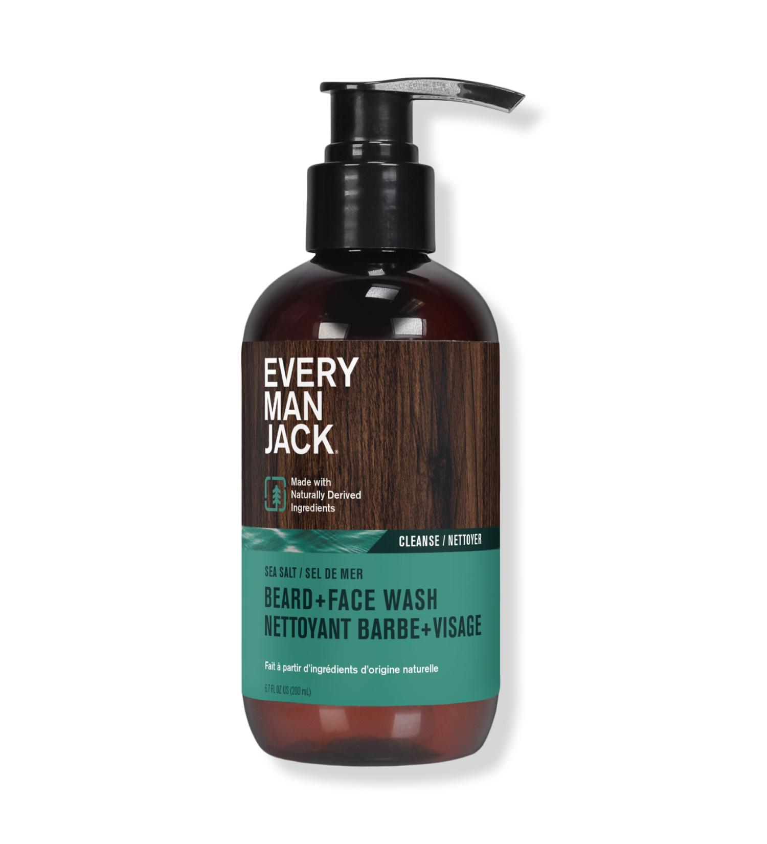 Discover Every Man Jack Sea Salt Hydrating Beard + Face Wash 6.7 oz - Elevate Your Style Instantly! - Buy Online on GoSupps.com