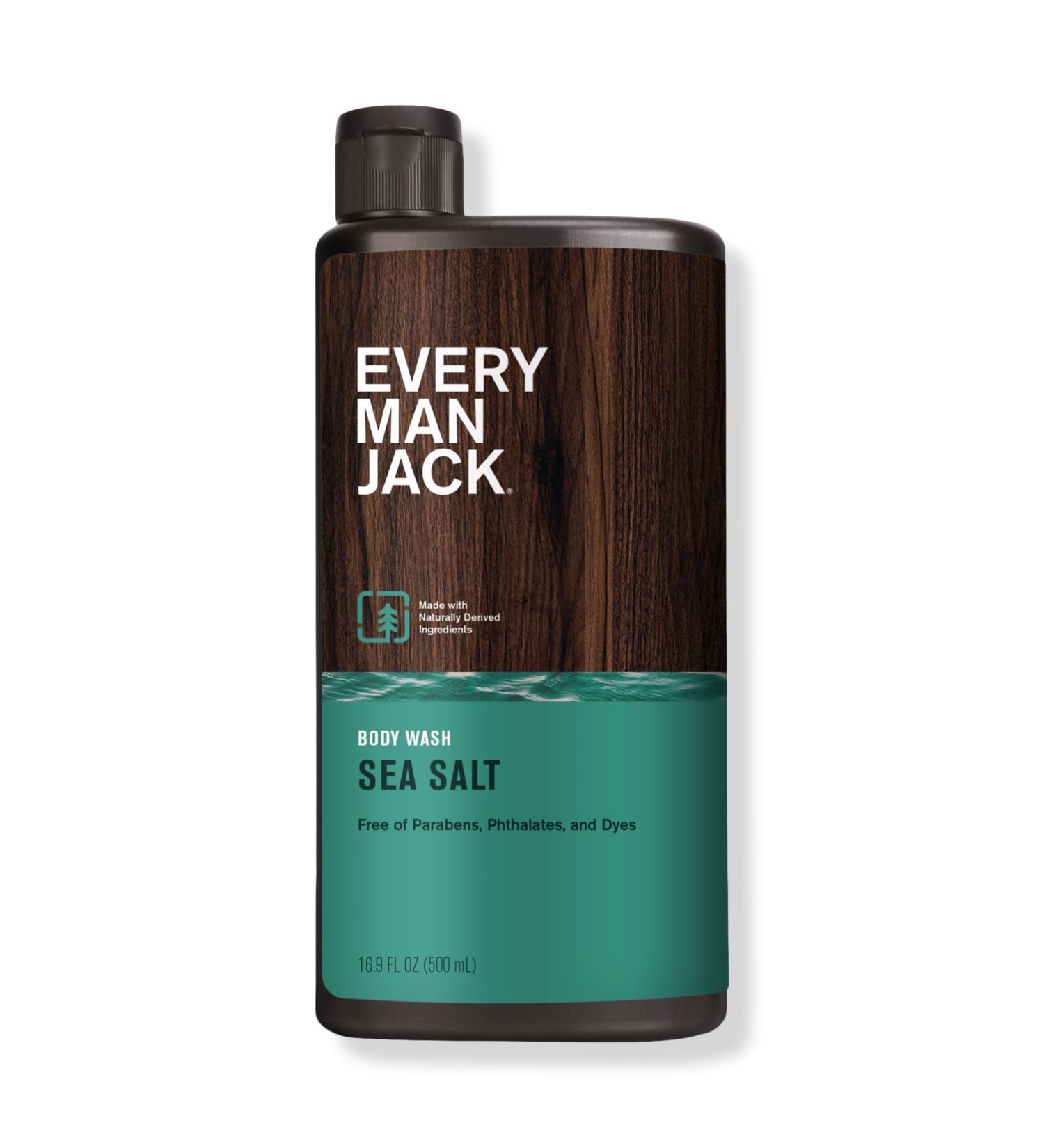 Every Man Jack Sea Salt Men's Hydrating Body Wash 16.9 oz - Transform Your Style with the Best Innovation Today! - Buy Online on GoSupps.com