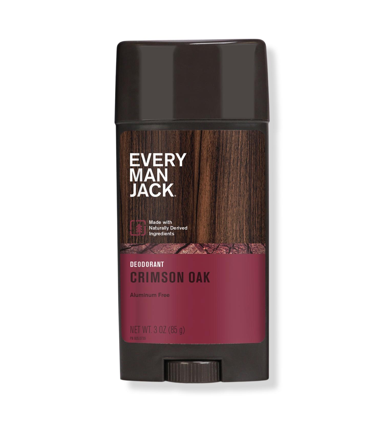 Every Man Jack Crimson Oak Men's Long-Lasting Deodorant 2.7 oz - Discover Premium Quality Shop now! - Buy Online on GoSupps.com