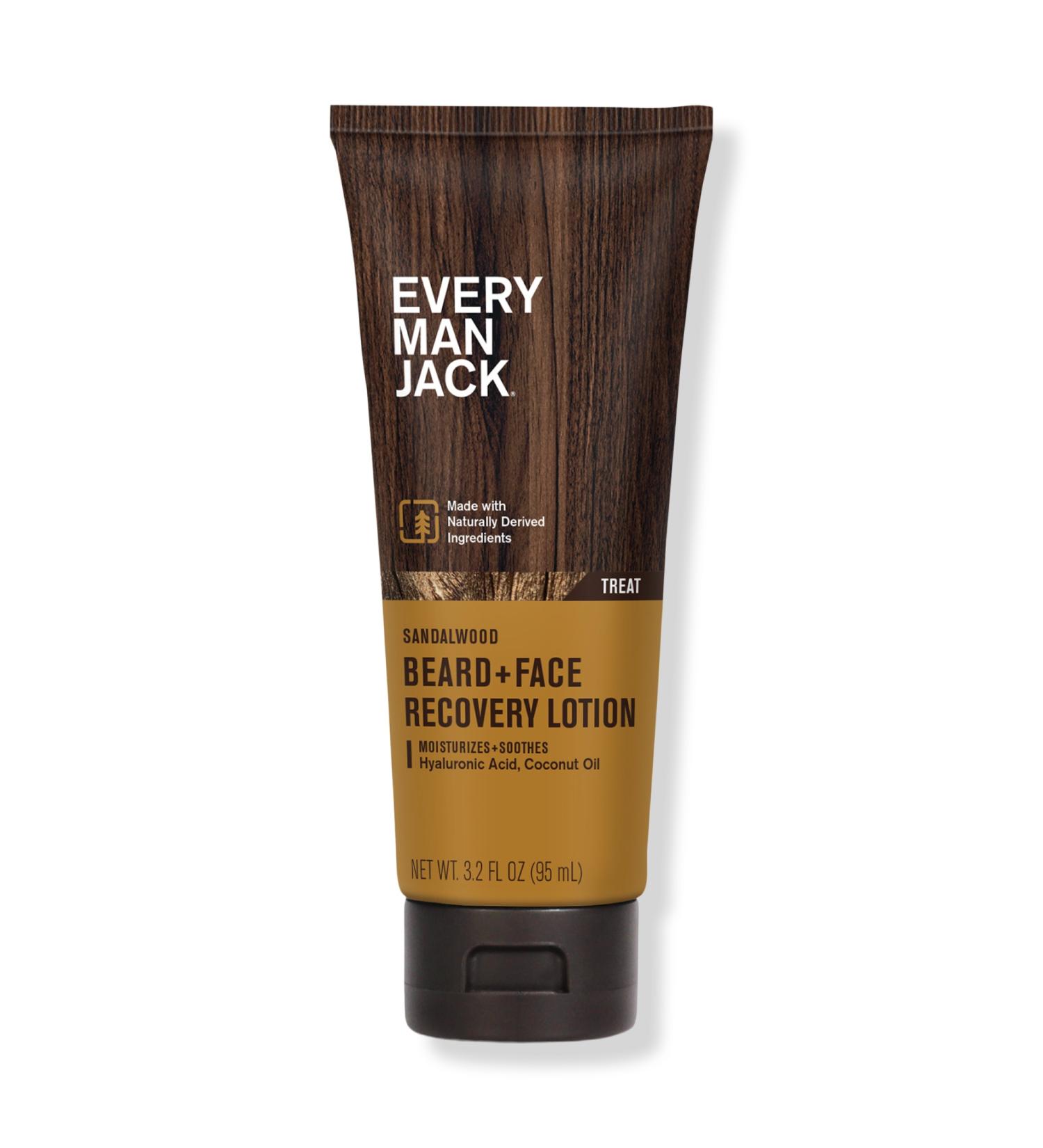Every Man Jack Sandalwood Beard + Face Recovery Lotion 3.2 oz - Discover Premium Quality Shop now! - Buy Online on GoSupps.com