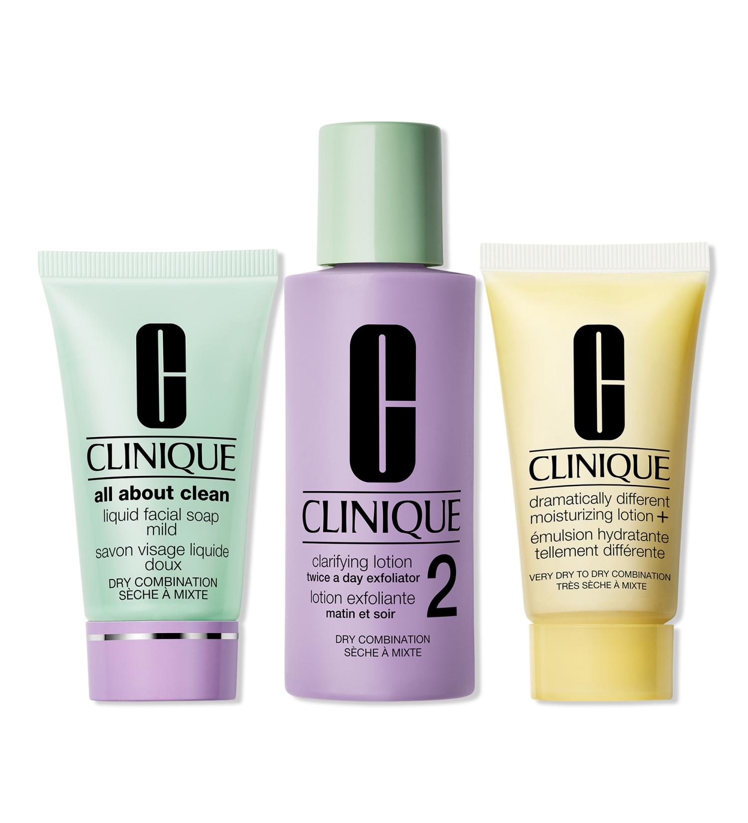 Discover Clinique Skin School Supplies: Cleanser Refresher Course Set - Dry Combination - Elevate Your Style Instantly! - Buy Online on GoSupps.com