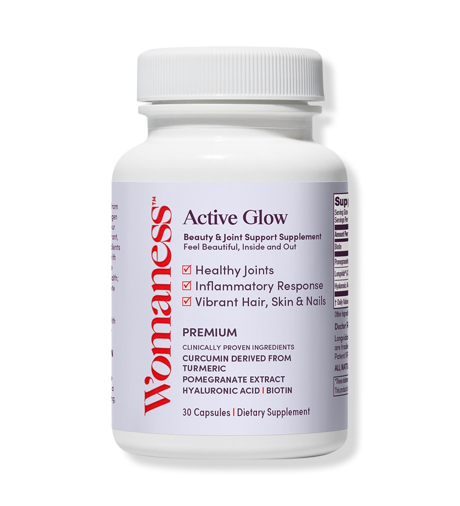 Discover Womaness Active Glow Beauty & Joint Support Supplement 30 ct - Elevate Your Style Instantly! - Buy Online on GoSupps.com
