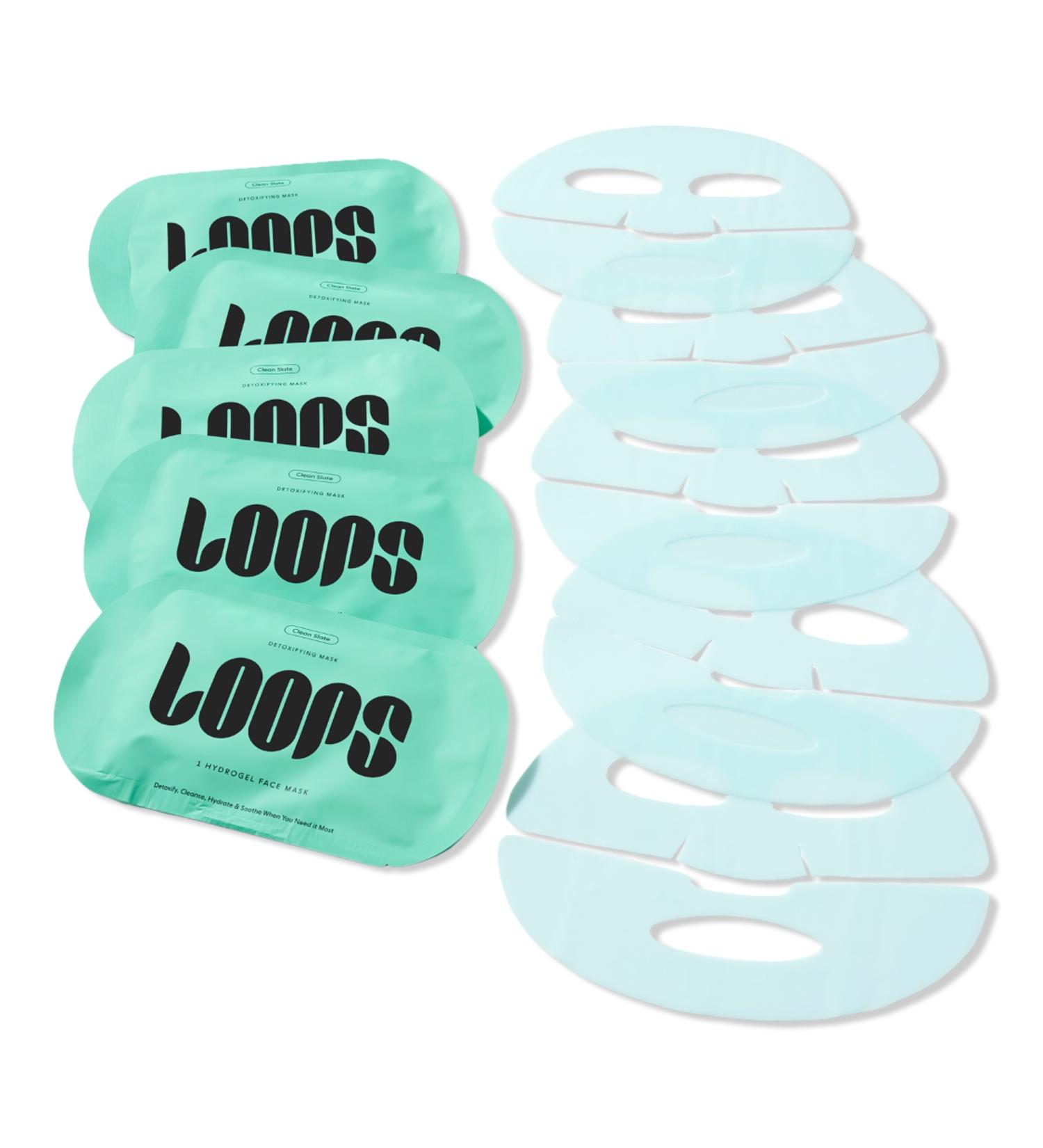 LOOPS Clean Slate Detoxifying Face Mask 5 Piece Set 5 ct - Transform Your Style with the Best Innovation Today! - Buy Online on GoSupps.com