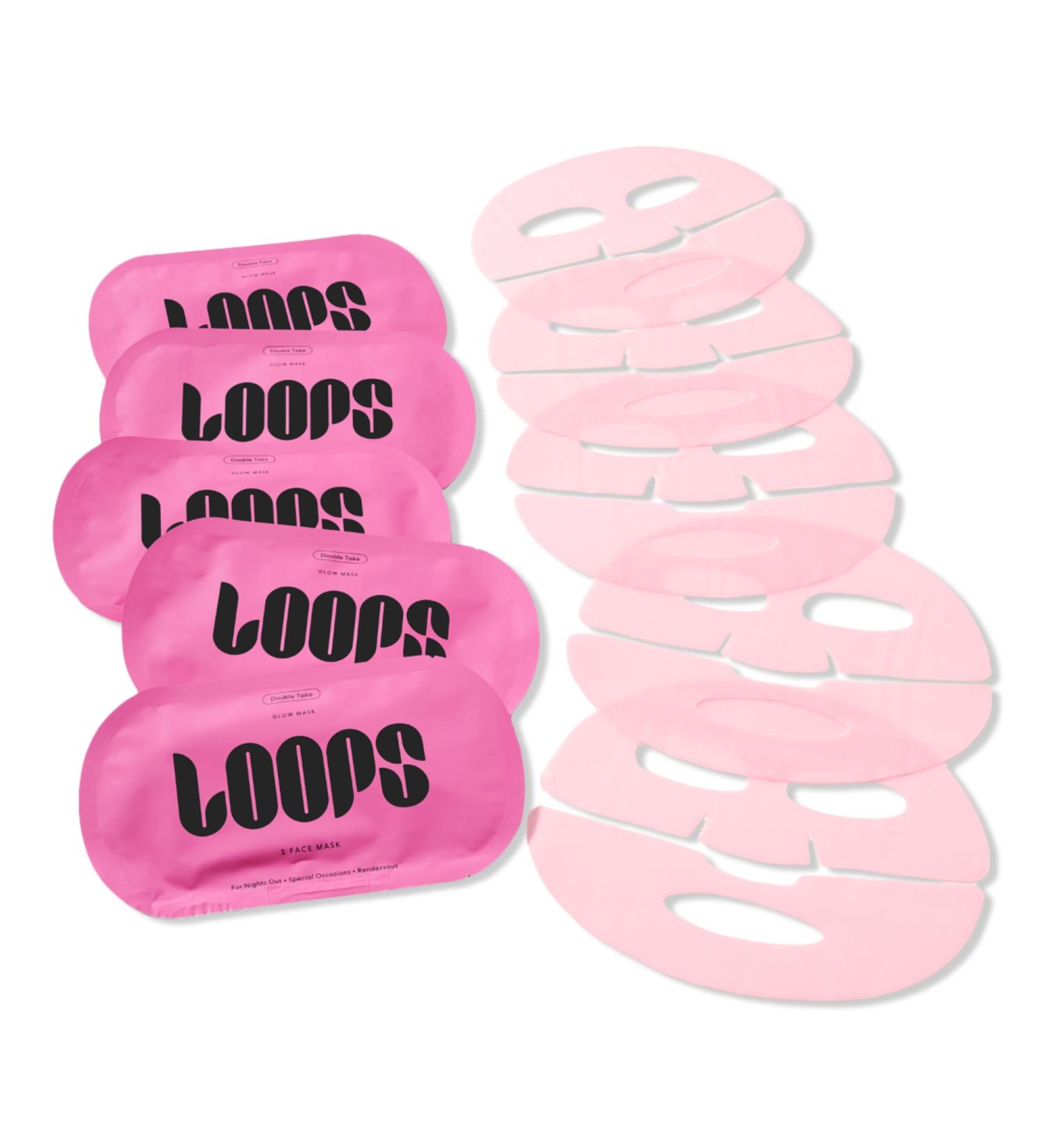LOOPS Double Take Glow Face Mask 5 Piece Set 5 ct - Transform Your Style with the Best Innovation Today! - Buy Online on GoSupps.com