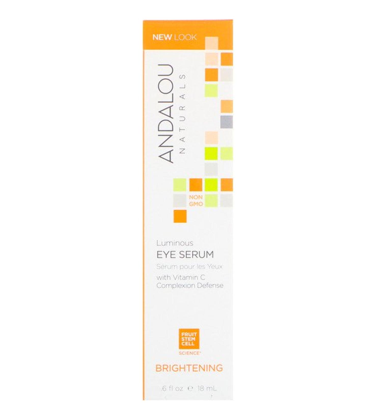 Andalou Naturals Luminous Eye Serum Brightening .6 fl oz (18 ml)