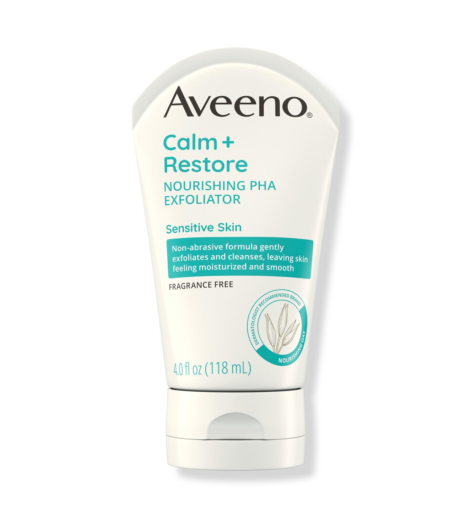 Aveeno Calm + Restore Nourishing PHA Facial Exfoliator 4.0 oz - Discover Premium Quality Shop now! - Buy Online on GoSupps.com