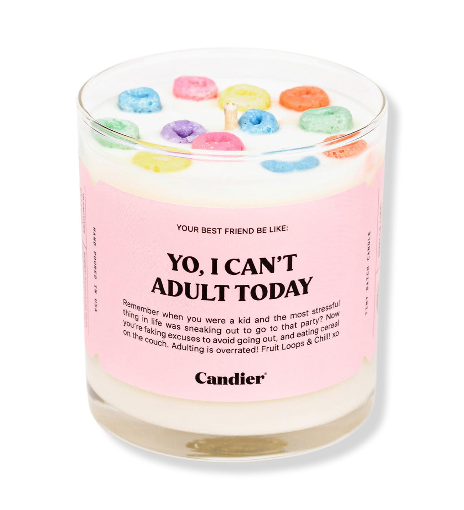 Candier Yo' I Can't Adult Today Candle 9.0 oz