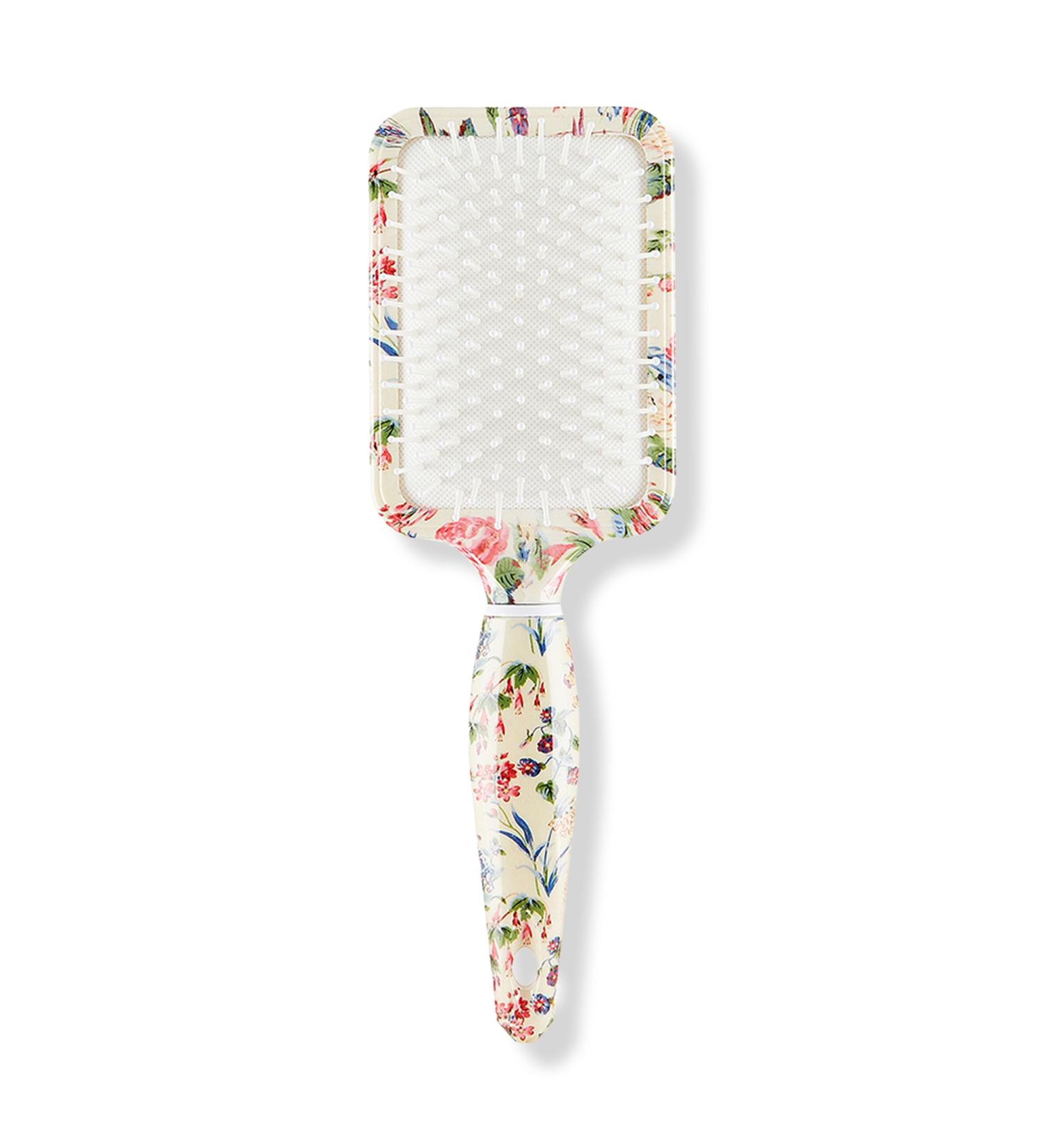 Discover The Vintage Cosmetic Company Floral Print Rectangular Paddle Hair Brush - Elevate Your Style Instantly! - Buy Online on GoSupps.com