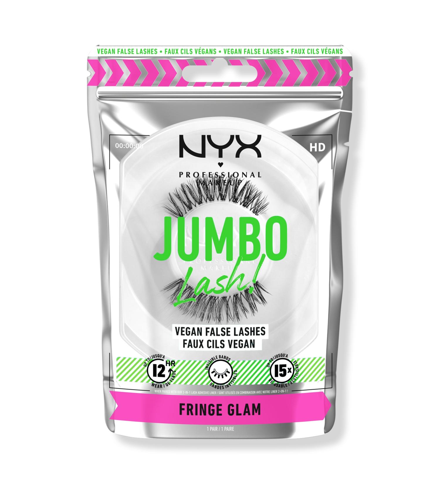 NYX Professional Makeup Jumbo Lash! False Lashes - Fringe Glam - Transform Your Style with the Best Innovation Today! - Buy Online on GoSupps.com