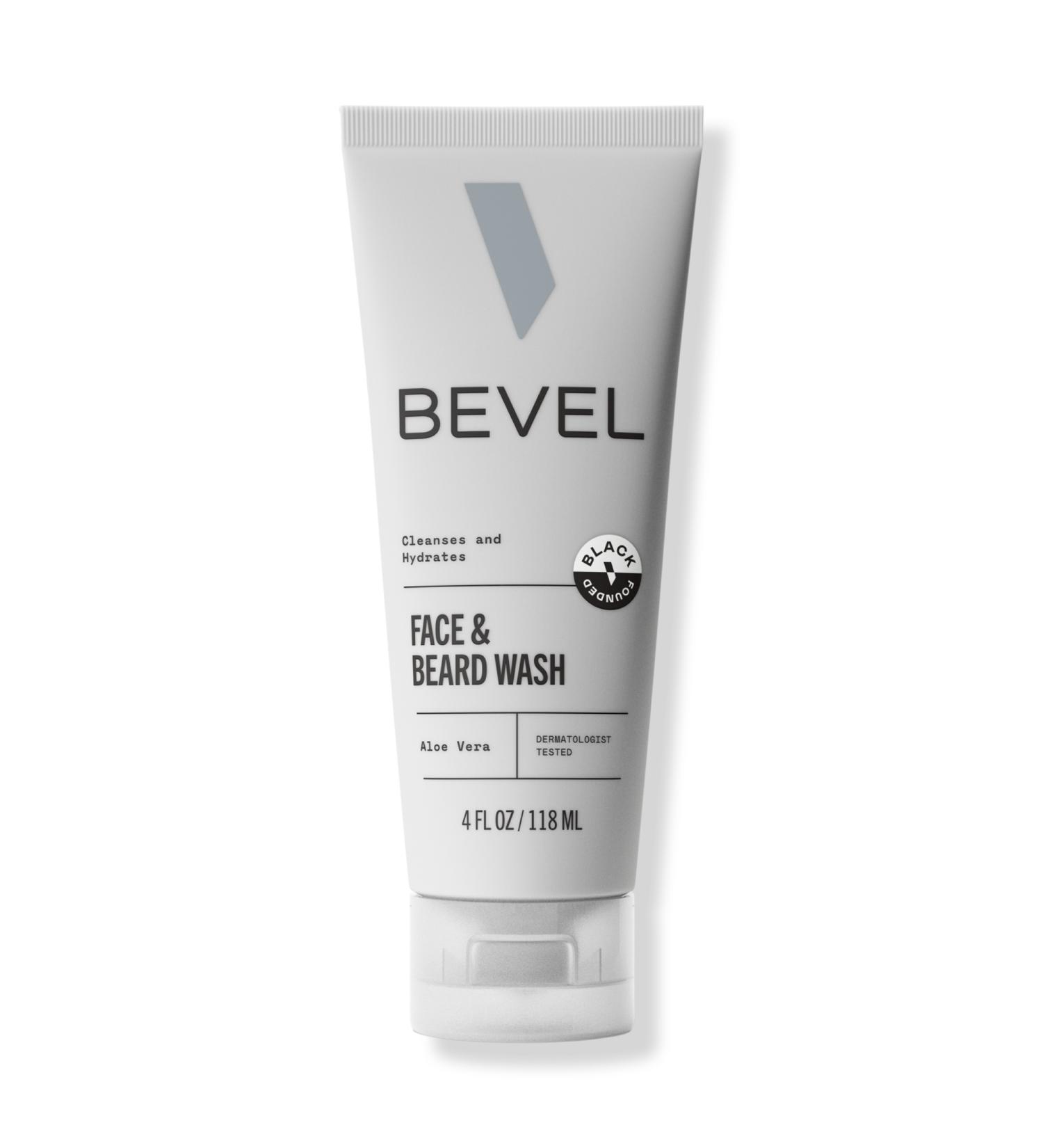 BEVEL Face & Beard Wash with Aloe Vera 4.0 oz - Transform Your Style with the Best Innovation Today! - Buy Online on GoSupps.com