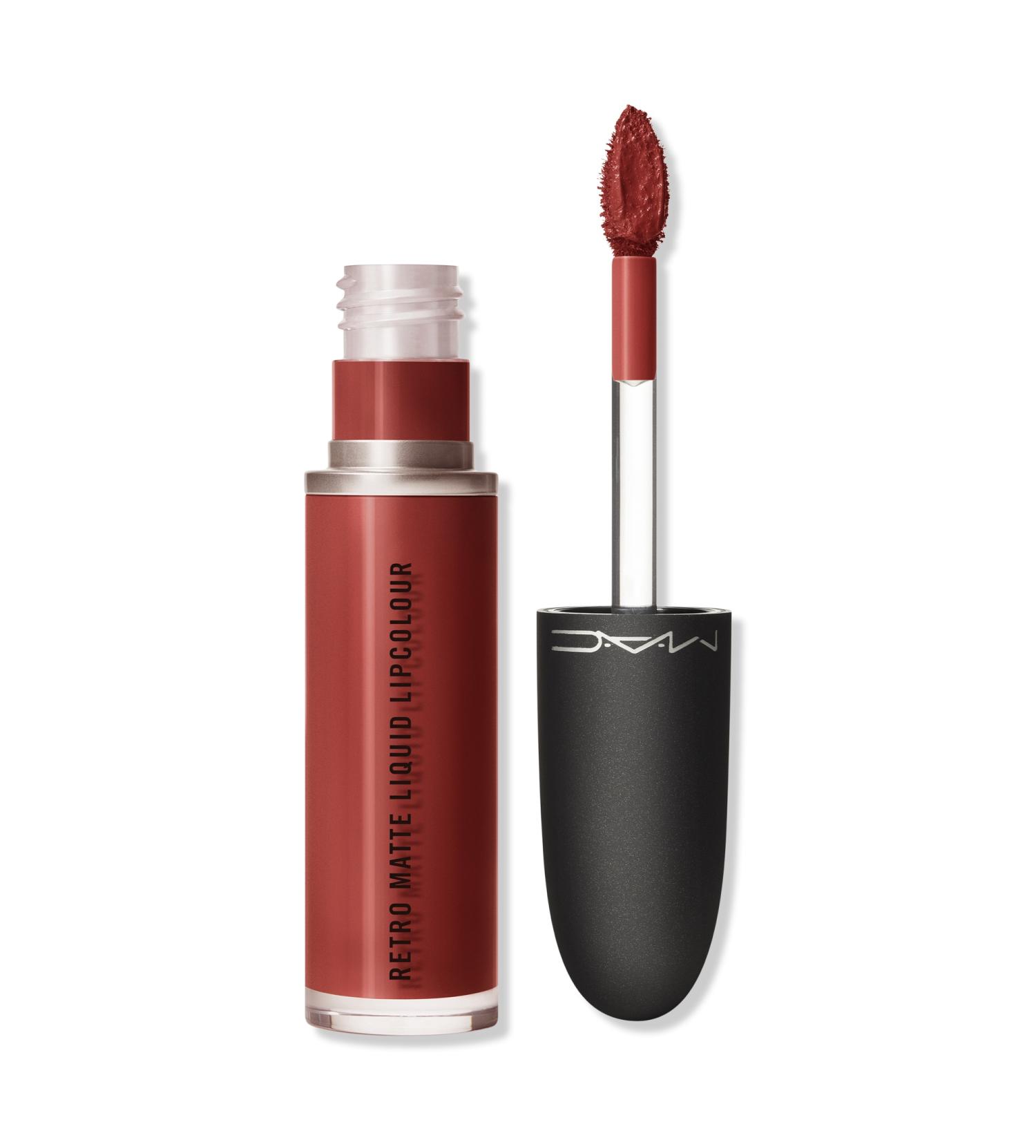Discover MAC Chili's Crew Retro Matte Liquid Lipstick Chili Addict (very matte warm brick red) - Elevate Your Style Instantly! - Buy Online on GoSupps.com