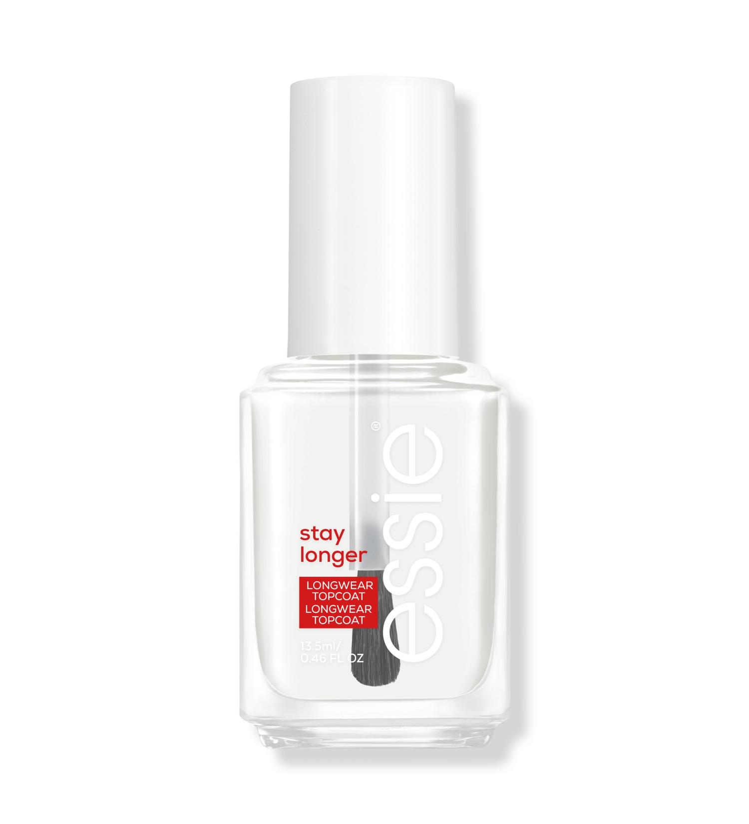 Essie Stay Longer Top Coat, Chip Protector & Lasting Shine 0.46 oz - Transform Your Style with the Best Innovation Today! - Buy Online on GoSupps.com