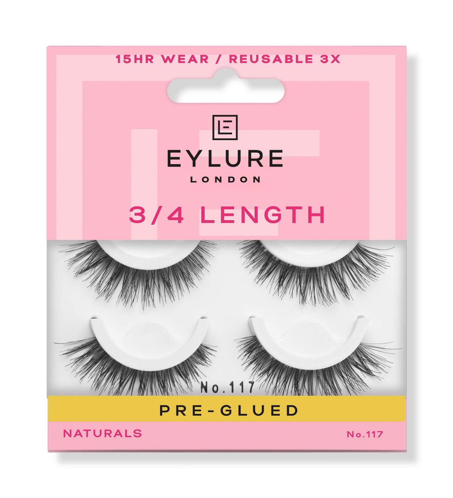 Eylure Pre-Glued Light & Wispy No. 117 Eyelashes Twin Pack - Transform Your Style with the Best Innovation Today! - Buy Online on GoSupps.com