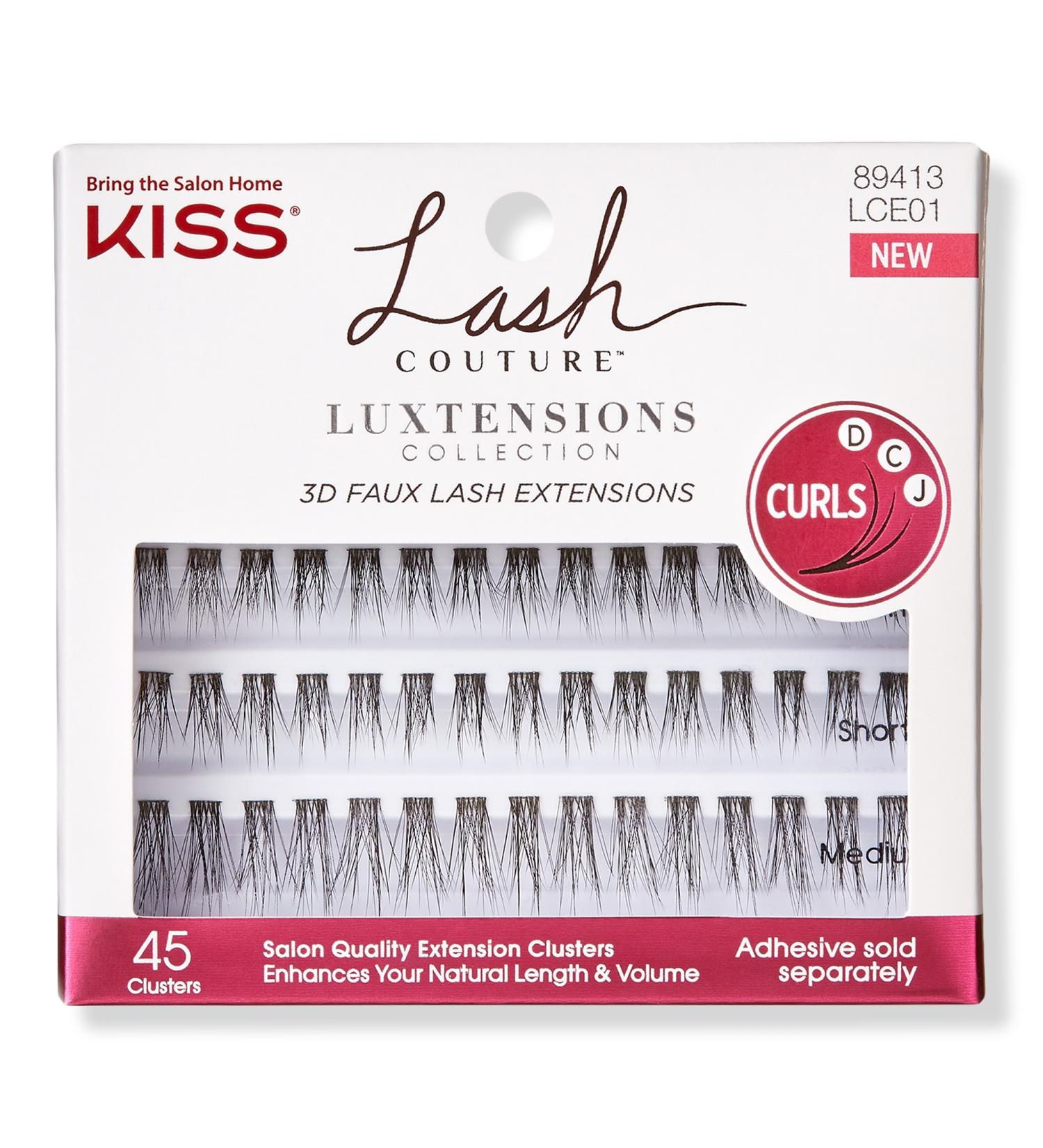 Discover Kiss Lash Couture Luxtensions 3D False Eyelash Extension Clusters Kit #01 - Elevate Your Style Instantly! - Buy Online on GoSupps.com