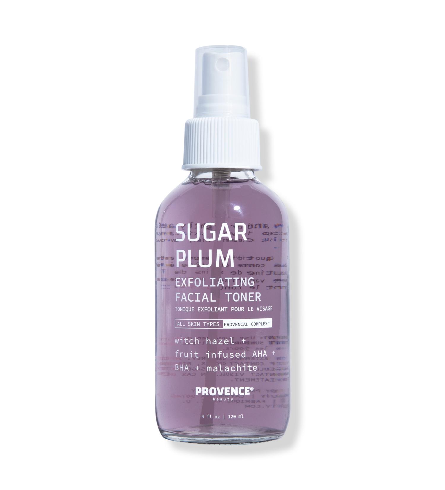 PROVENCE Beauty Sugar Plum Exfoliating Facial Toner 4.0 oz - Transform Your Style with the Best Innovation Today! - Buy Online on GoSupps.com