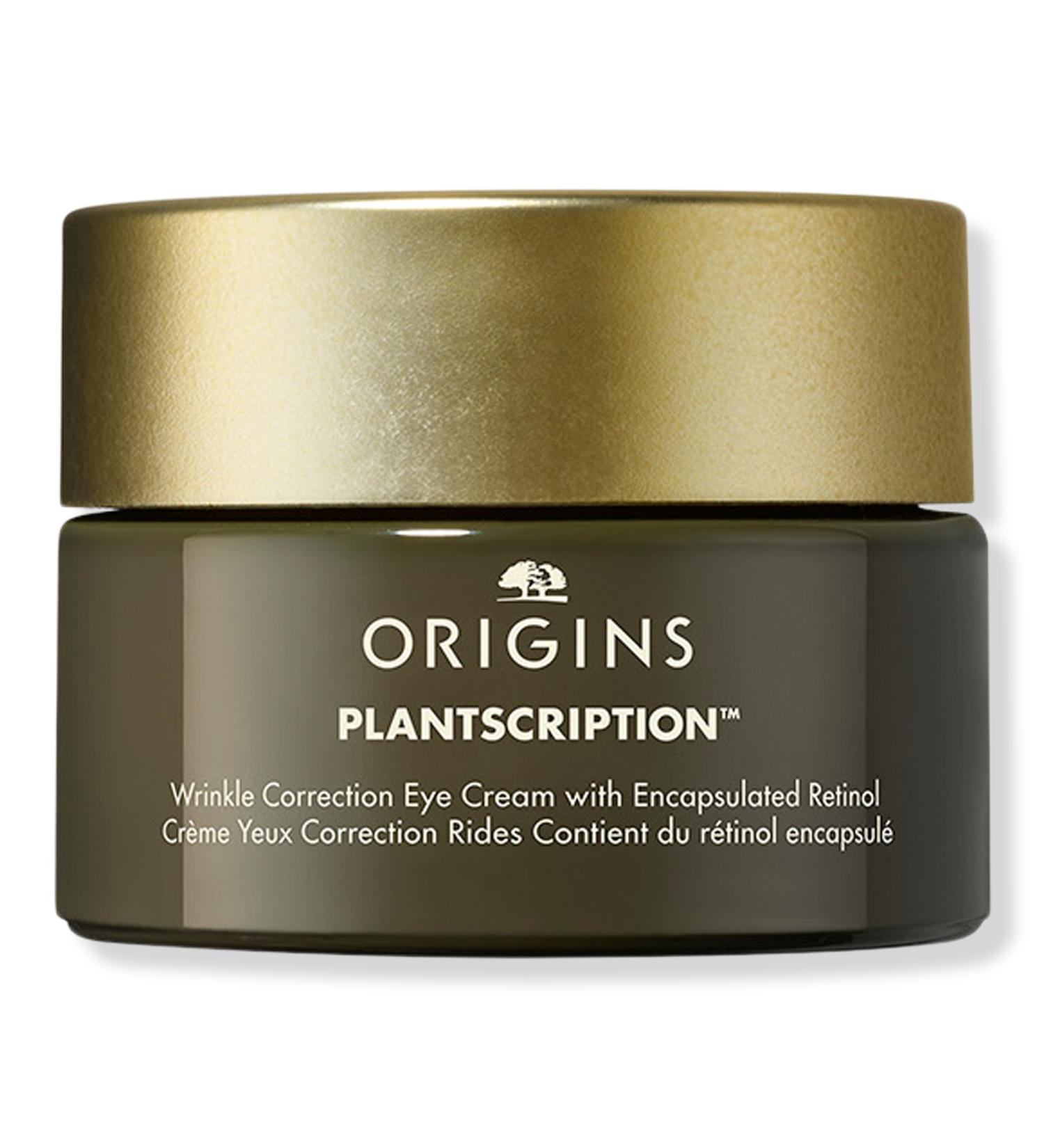 Origins Plantscription Wrinkle Correction Eye Cream with Encapsulated Retinol 0.5 oz - Transform Your Style with the Best Innovation Today! - Buy Online on GoSupps.com