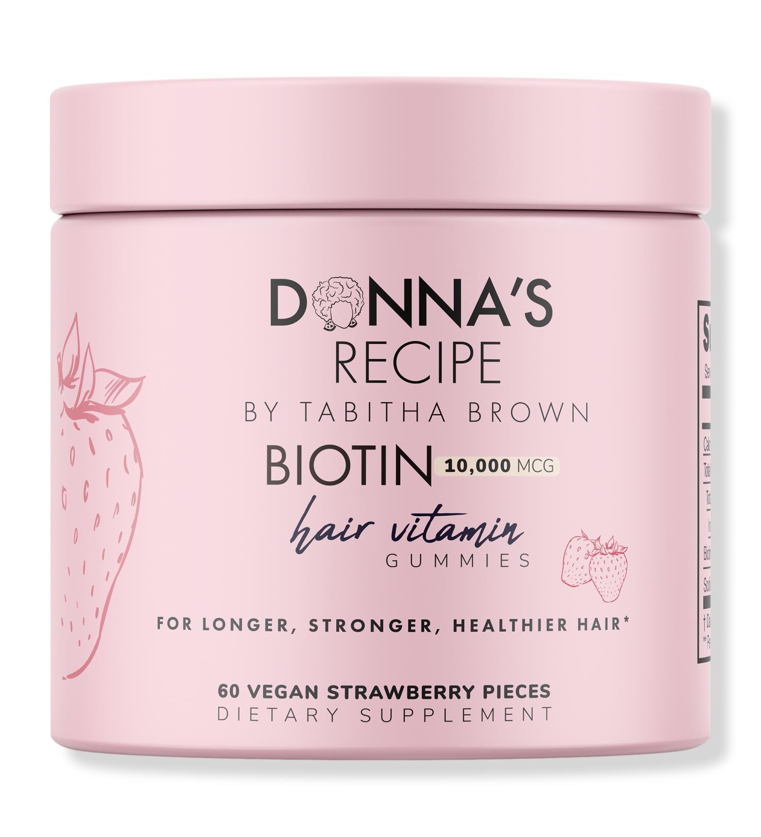 Discover DONNA'S RECIPE Biotin Hair Vitamin Gummies 60 ct - Elevate Your Style Instantly! - Buy Online on GoSupps.com