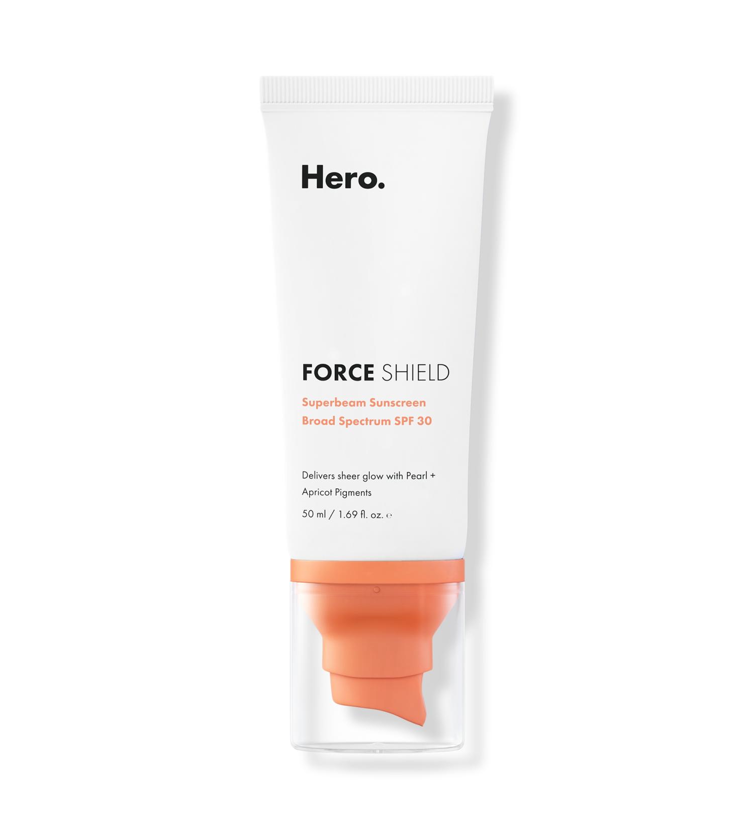 Discover Hero Cosmetics Force Shield Superbeam Sunscreen Apricot SPF 30 1.6 oz - Elevate Your Style Instantly! - Buy Online on GoSupps.com