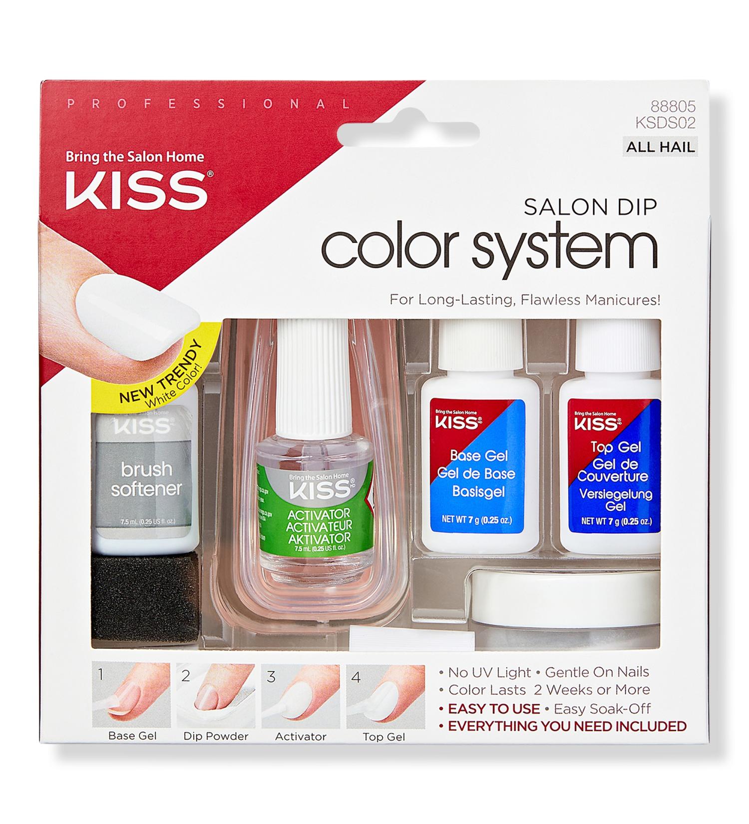 Discover Kiss All Hail Salon Dip Color System All-in-One Starter Kit - Elevate Your Style Instantly! - Buy Online on GoSupps.com