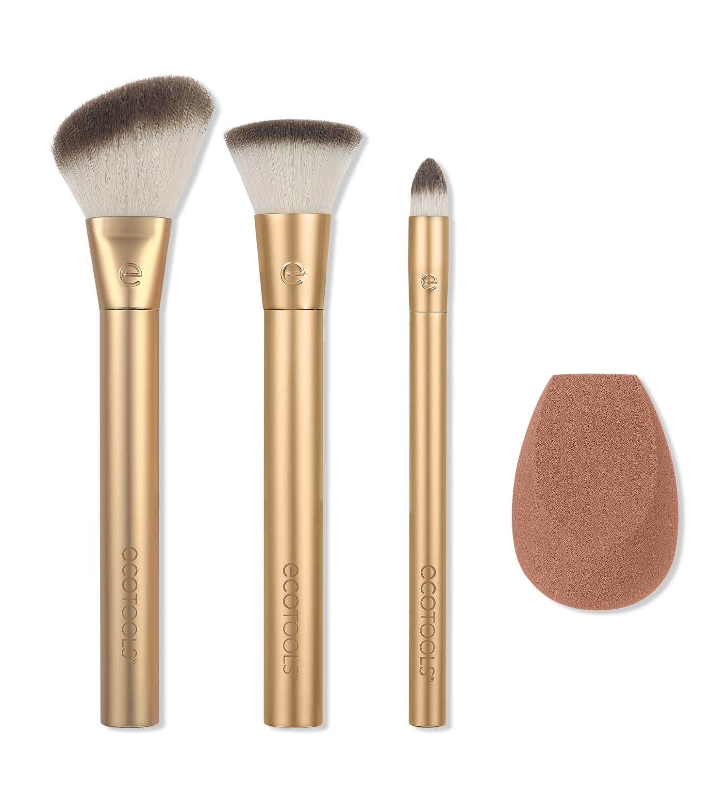 Discover EcoTools Precious Metals Face Blend + Sculpt Brush & Sponge Set - Elevate Your Style Instantly! - Buy Online on GoSupps.com