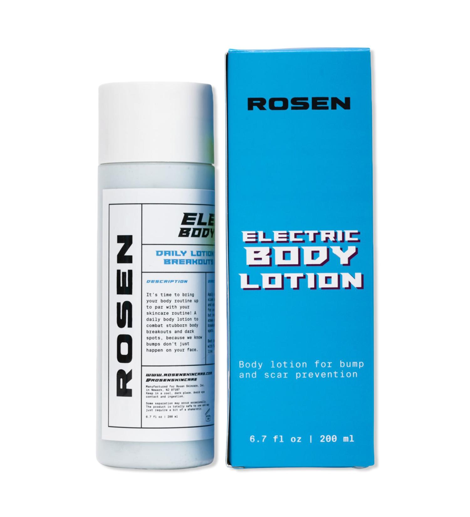 Discover ROSEN Electric Body Lotion for Body Acne and Scars 6.7 oz - Elevate Your Style Instantly! - Buy Online on GoSupps.com