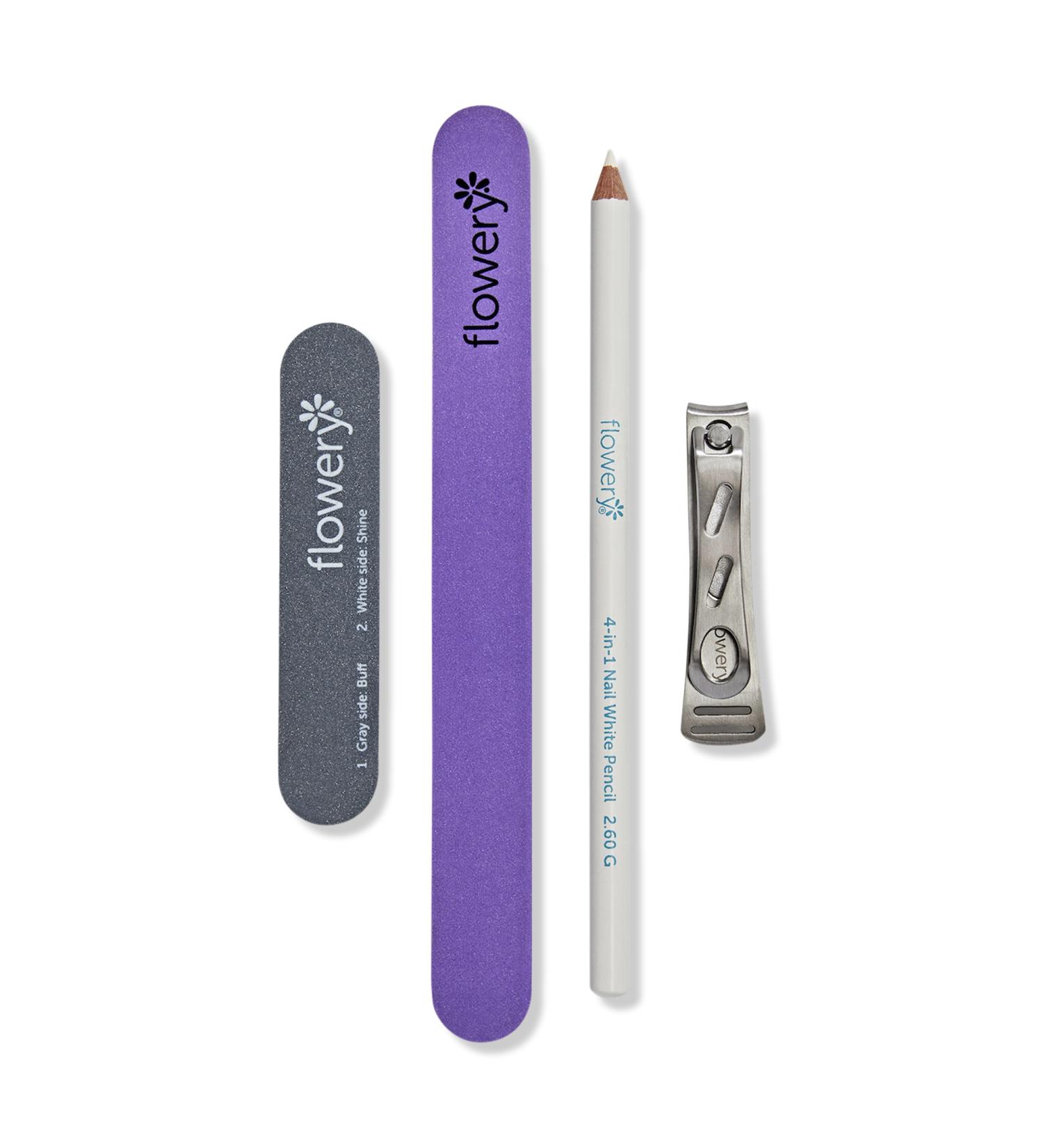 Discover Flowery Natural French Mani Kit - Elevate Your Style Instantly! - Buy Online on GoSupps.com