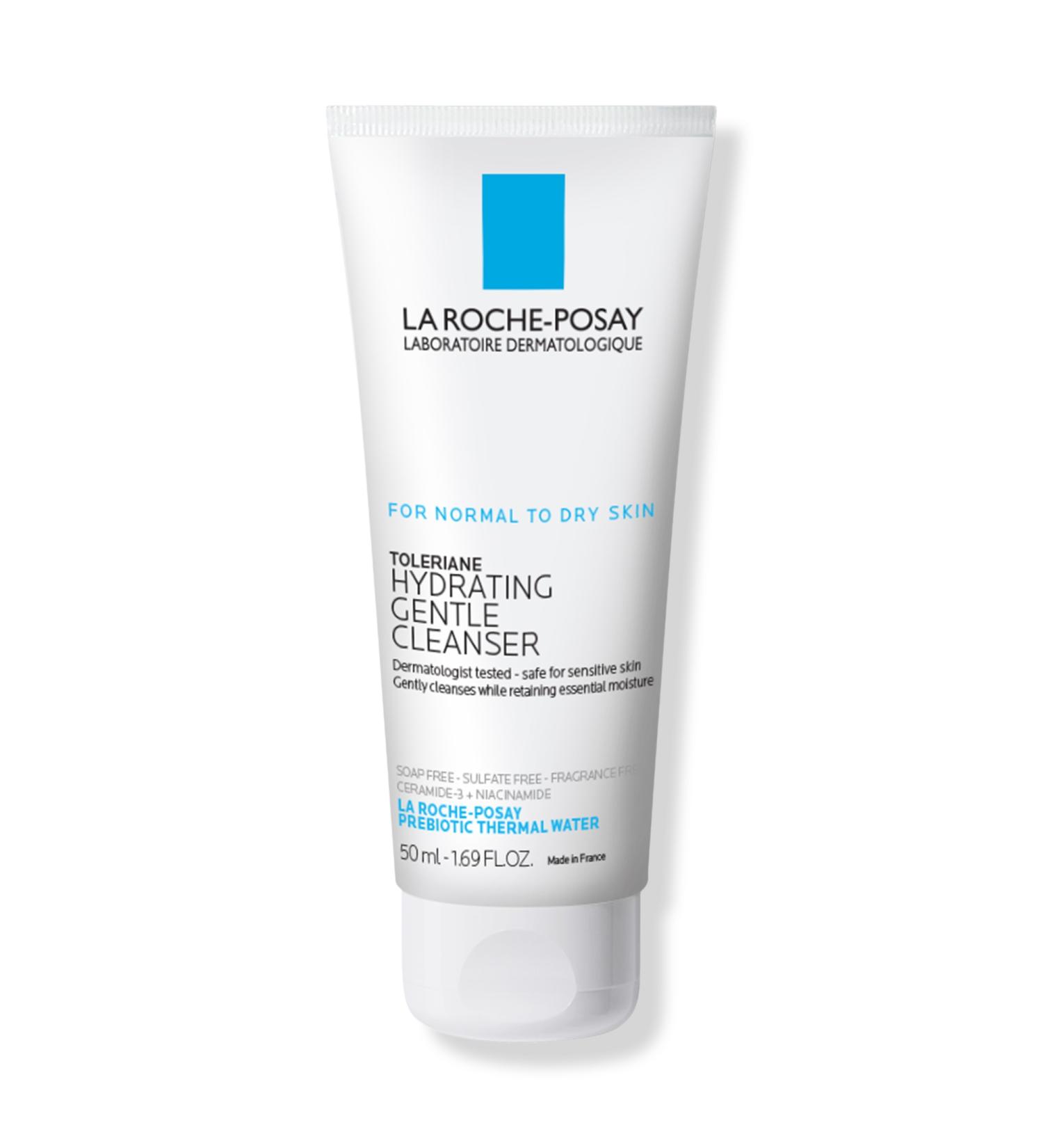 Discover La Roche-Posay Travel Size Toleriane Hydrating Gentle Face Cleanser for Dry Skin 1.6 oz - Elevate Your Style Instantly! - Buy Online on GoSupps.com