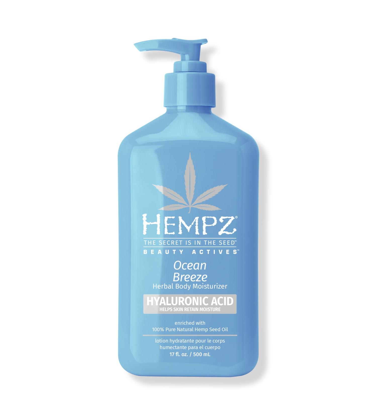 Hempz Ocean Breeze Herbal Body Moisturizer With Hyaluronic Acid Ocean Breeze (17.0 oz) - Transform Your Style with the Best Innovation Today! - Buy Online on GoSupps.com