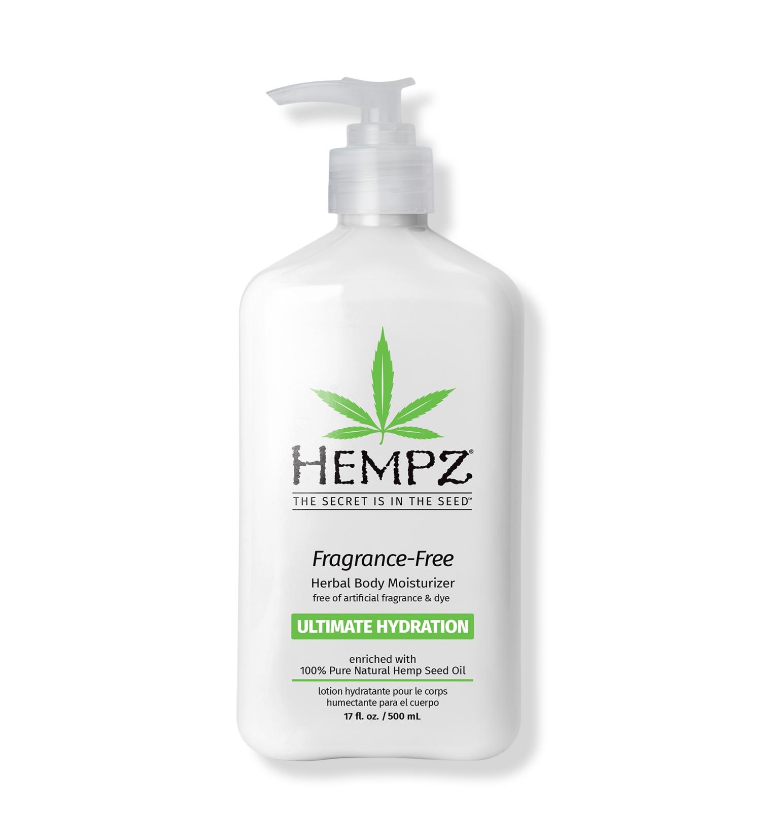 Hempz Fragrance Free Herbal Body Moisturizer 17.0 oz - Transform Your Style with the Best Innovation Today! - Buy Online on GoSupps.com
