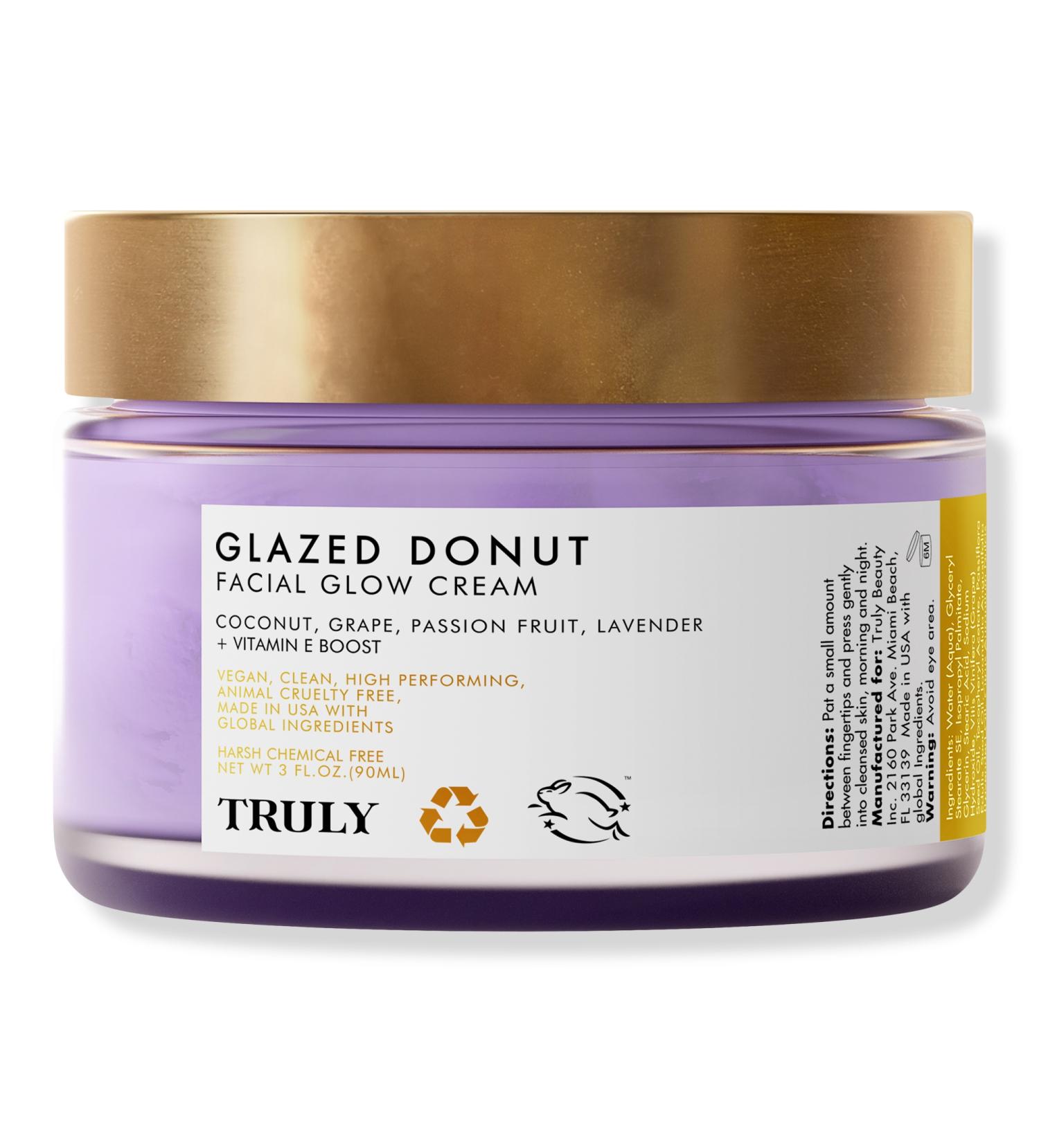 Discover Truly Glazed Donut Facial Glow Cream 3.0 oz - Elevate Your Style Instantly! - Buy Online on GoSupps.com