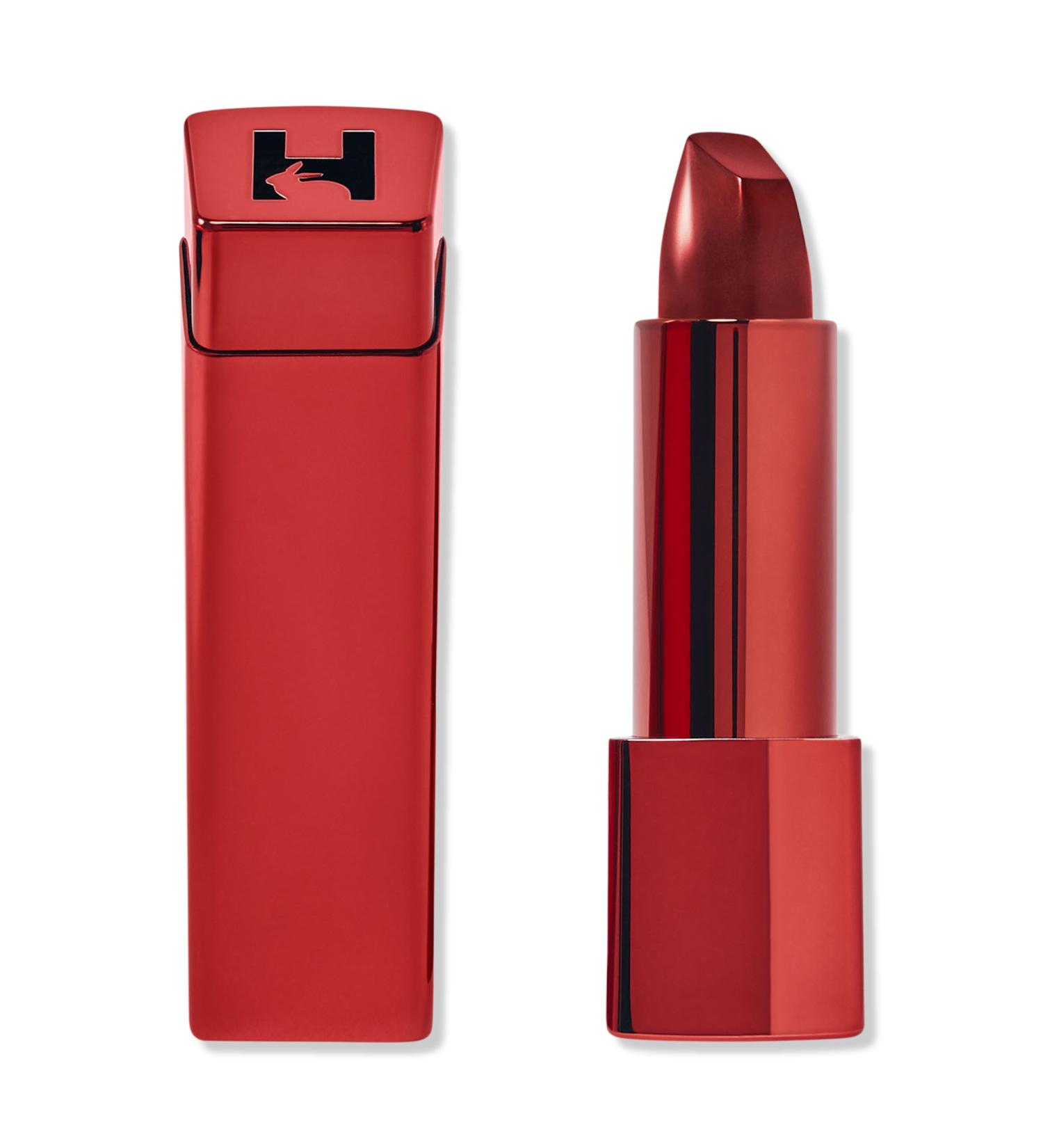 HOURGLASS Unlocked Satin Crème Lipstick in Red 0 Red 0 (true red)