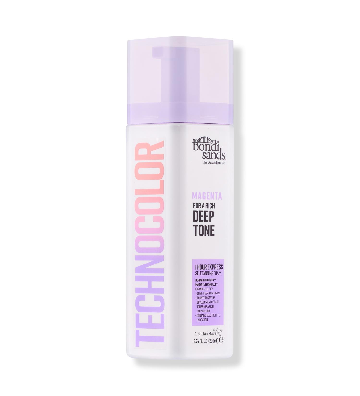 Bondi Sands Technocolor 1 Hour Express Self Tanning Foam Magenta 6.76 oz
