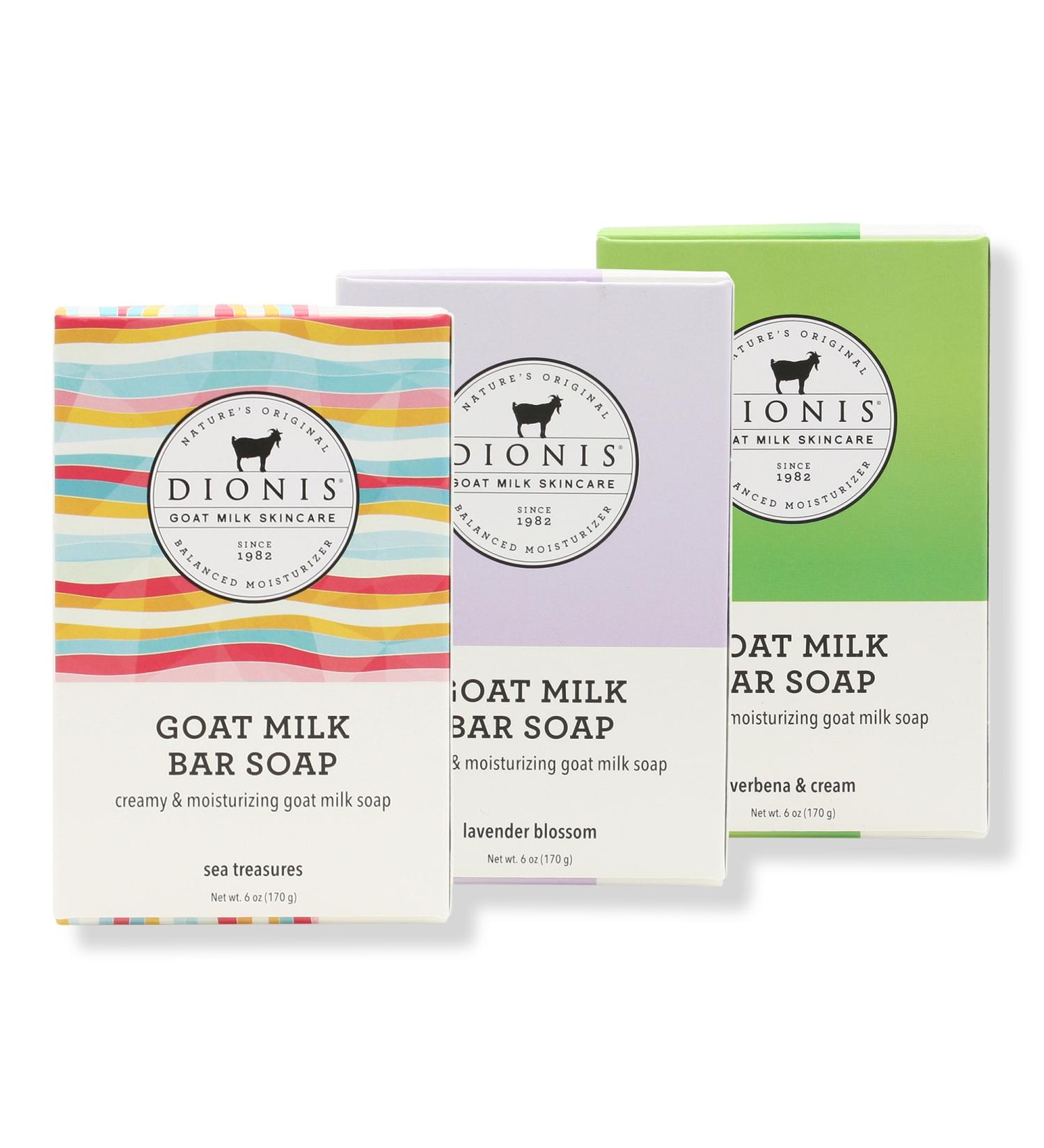 Dionis Fresh & Floral Goat Milk Bar Soap Set - Transform Your Style with the Best Innovation Today! - Buy Online on GoSupps.com