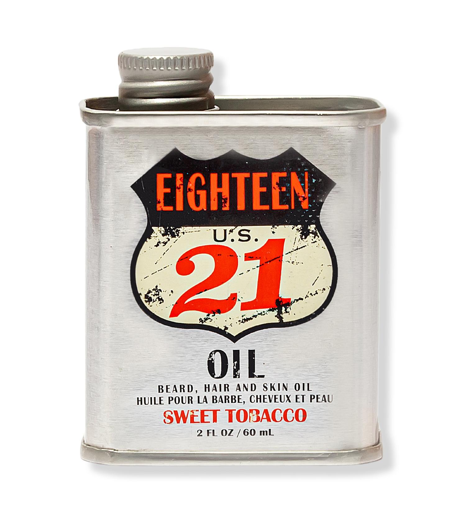 Discover 18.21 Man Made Sweet Tobacco Lightweight, Conditioning Beard, Hair & Skin Oil - Elevate Your Style Instantly! - Buy Online on GoSupps.com
