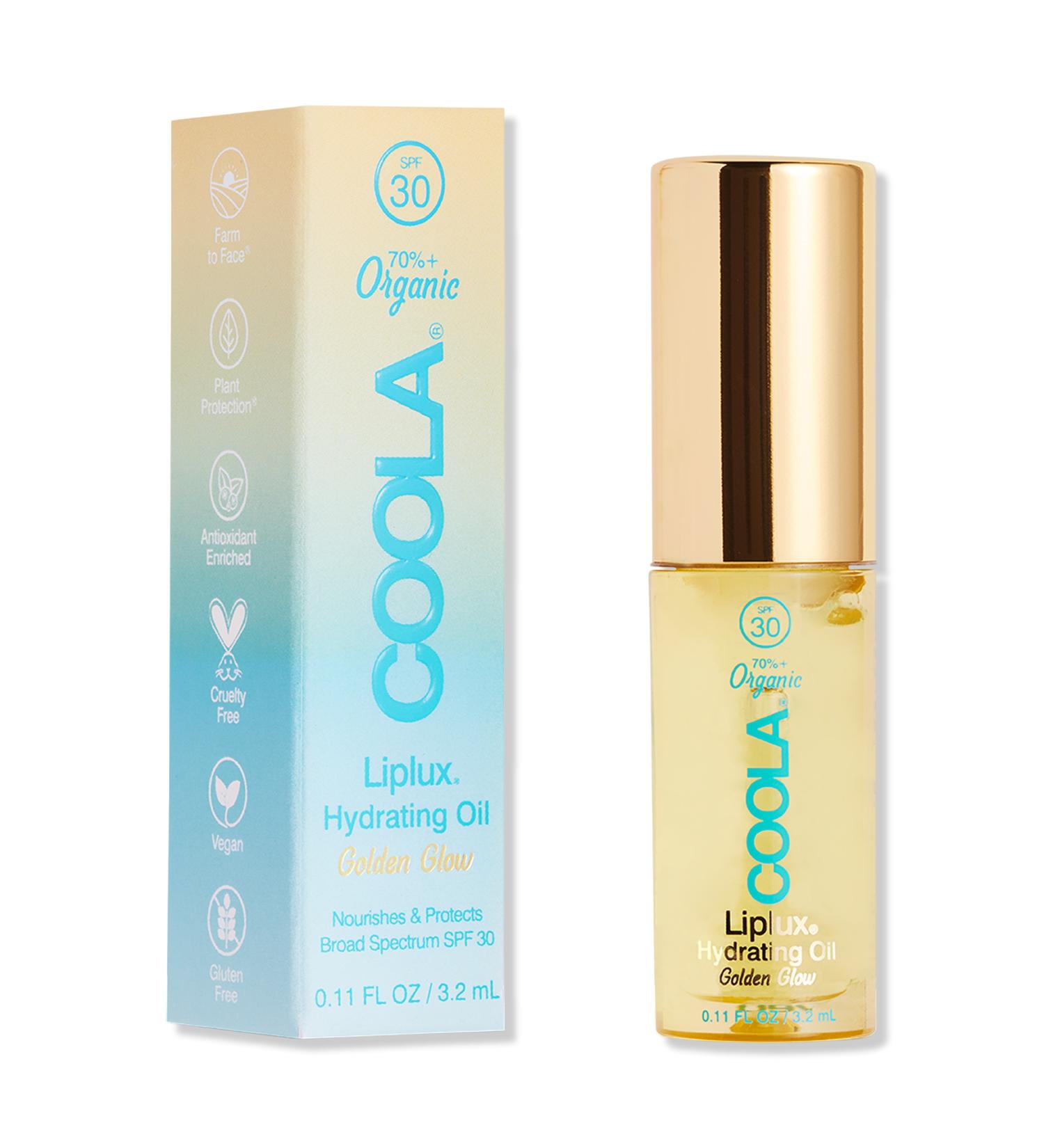 Discover COOLA Liplix Hydrating Lip Oil Golden Glow SPF 30 0.11 oz - Elevate Your Style Instantly! - Buy Online on GoSupps.com