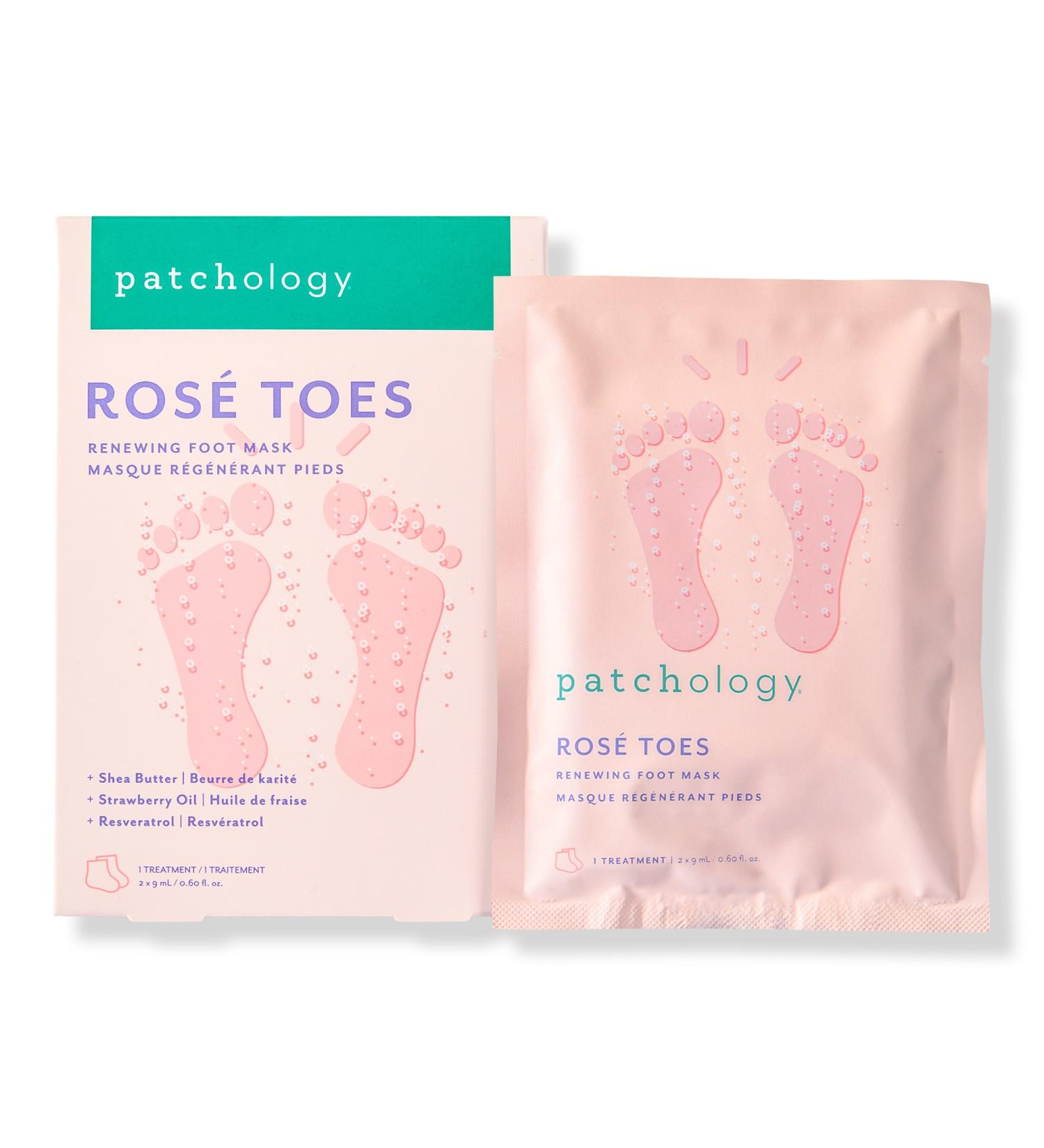 Patchology RosÃ© Toes Renewing Heel & Foot Mask 1 pair - Transform Your Style with the Best Innovation Today! - Buy Online on GoSupps.com