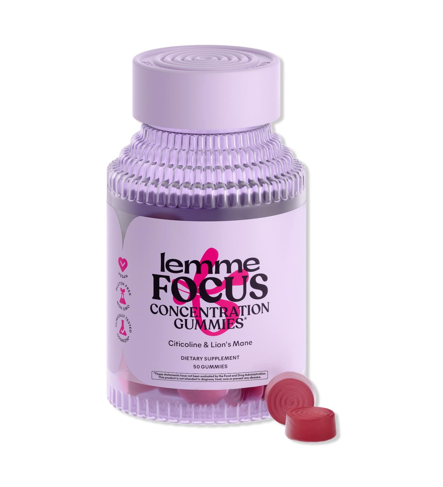 Discover Lemme Focus: Concentration Gummies 50 ct - Elevate Your Style Instantly! - Buy Online on GoSupps.com